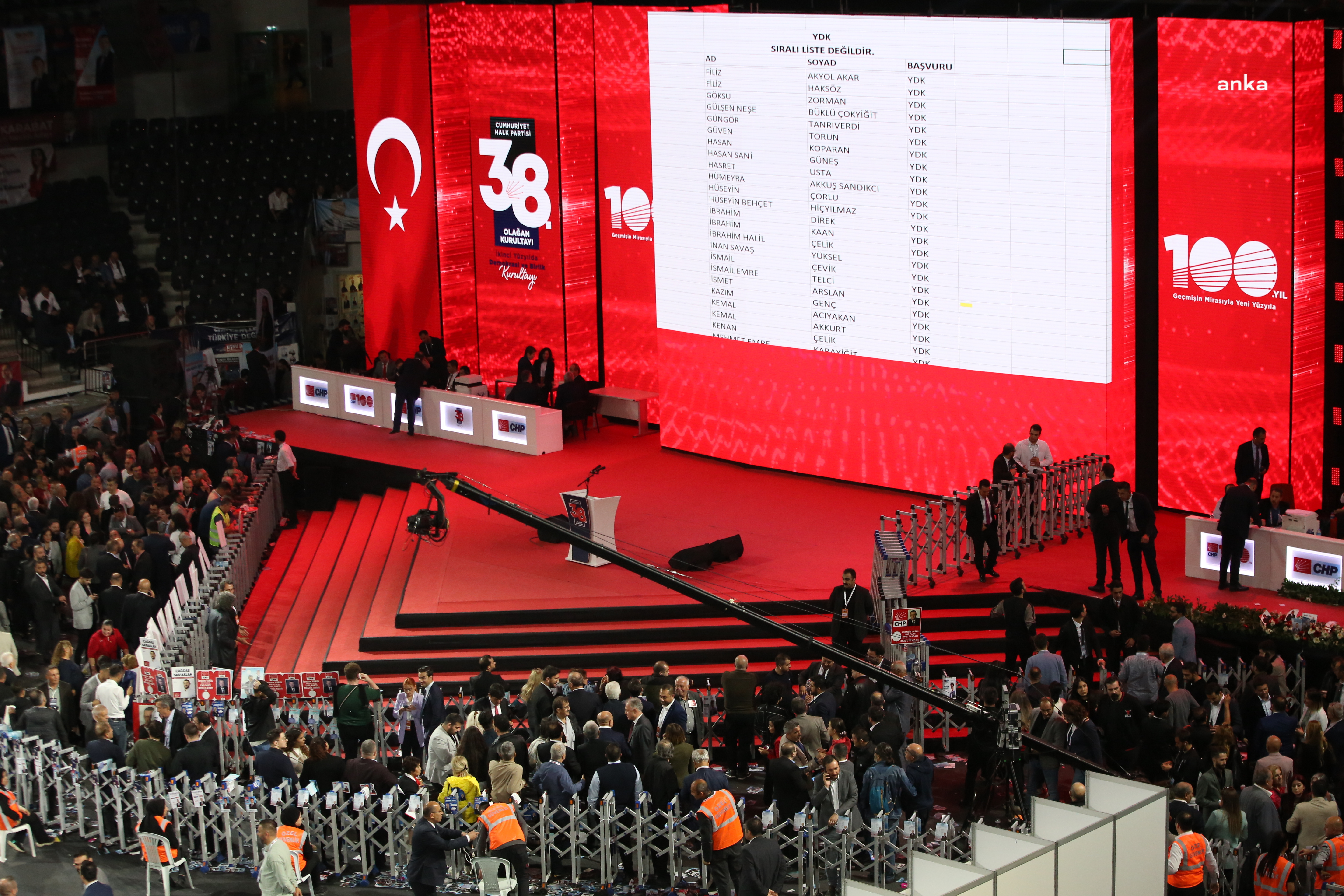 CHP’NİN 38. OLAĞAN KURULTAYI… BİLİM KÜLTÜR SANAT PLATFORMU ÜYE ADAYLARI BELLİ OLDU
