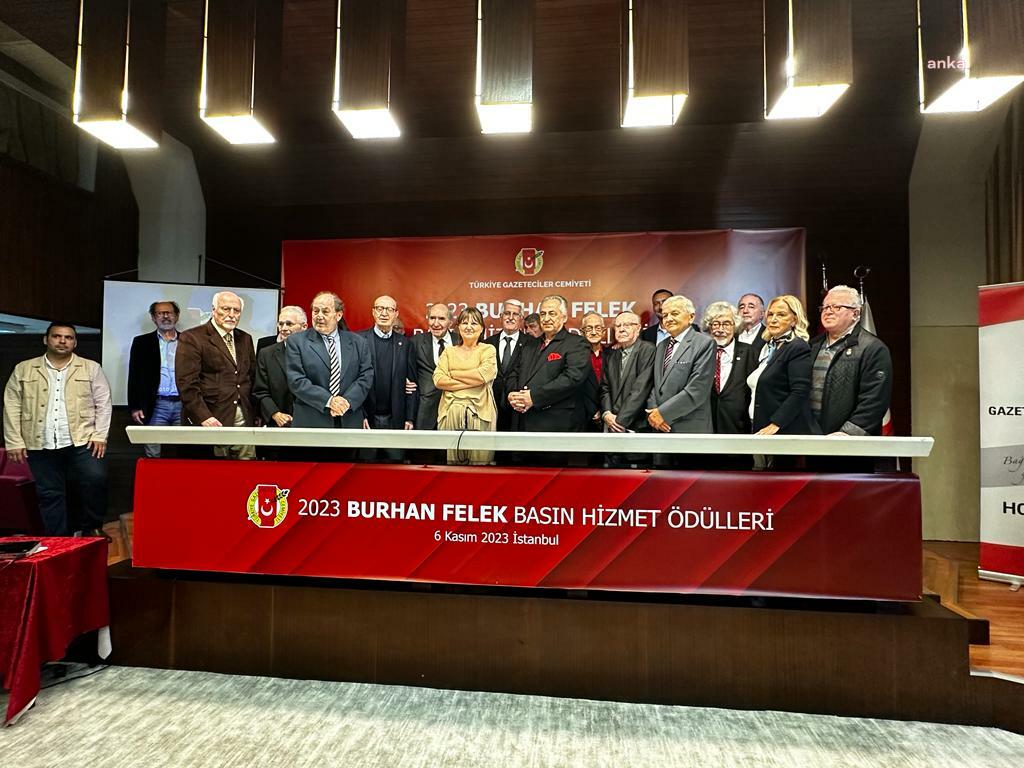 TGC, 2023 BURHAN FELEK BASIN HİZMET ÖDÜLLERİ SAHİPLERİNİ BULDU