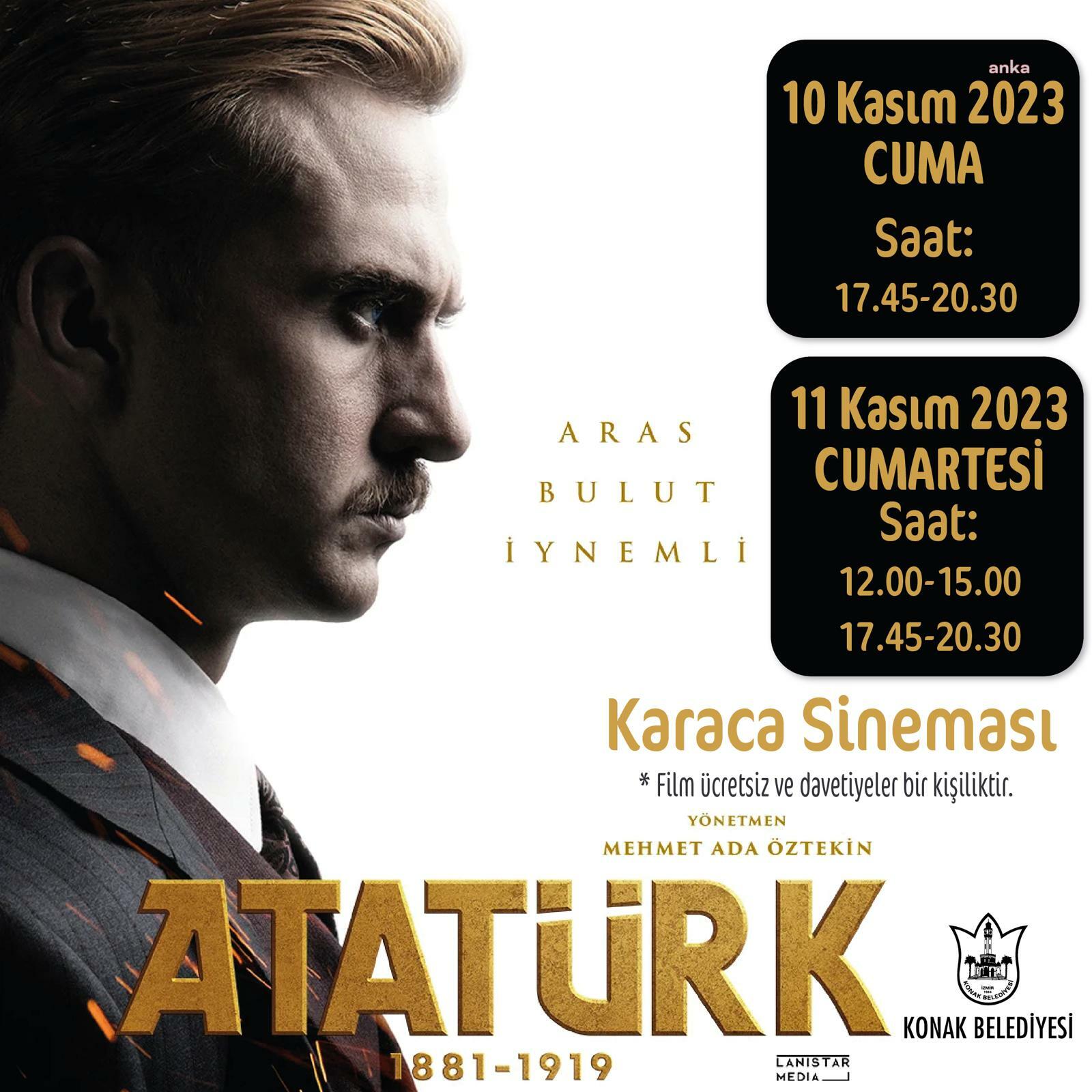 KONAKLILAR, 10 KASIM’DA ‘ATATÜRK’Ü İZLEYECEK