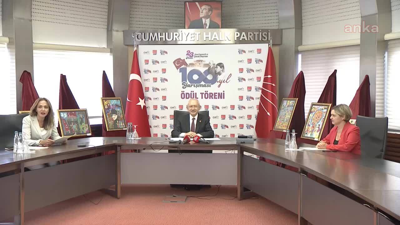 CHP'NİN DÜZENDİĞİ MİLLİ EGEMENLİĞİN 100. YILI VE 23 NİSAN EGEMENLİK VE ÇOCUK BAYRAMI RESİM ŞİİR VE BESTE YARIŞMASININ ÖDÜLLERİ ÇEVRİMİÇİ OLARAK VERİLDİ