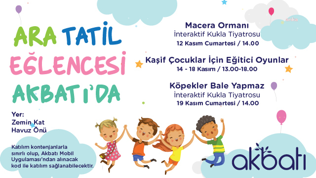 AKBATI’DAN ÖĞRENCİLERE ARA TATİLE ÖZEL EĞLENCELİ ETKİNLİKLER