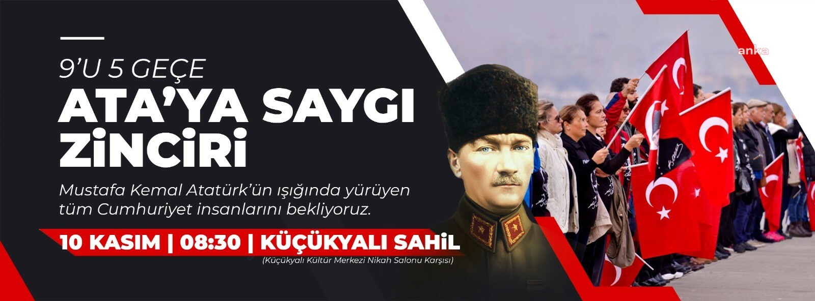 MALTEPE BELEDİYESİ’NDEN ‘ATA’YA SAYGI ZİNCİRİ’