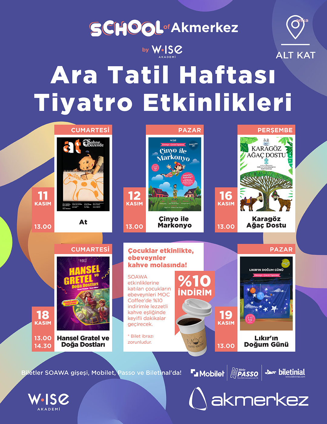 SCHOOL OF AKMERKEZ BY WISE AKADEMİ’DE TİYATRO SEZONU AÇILDI