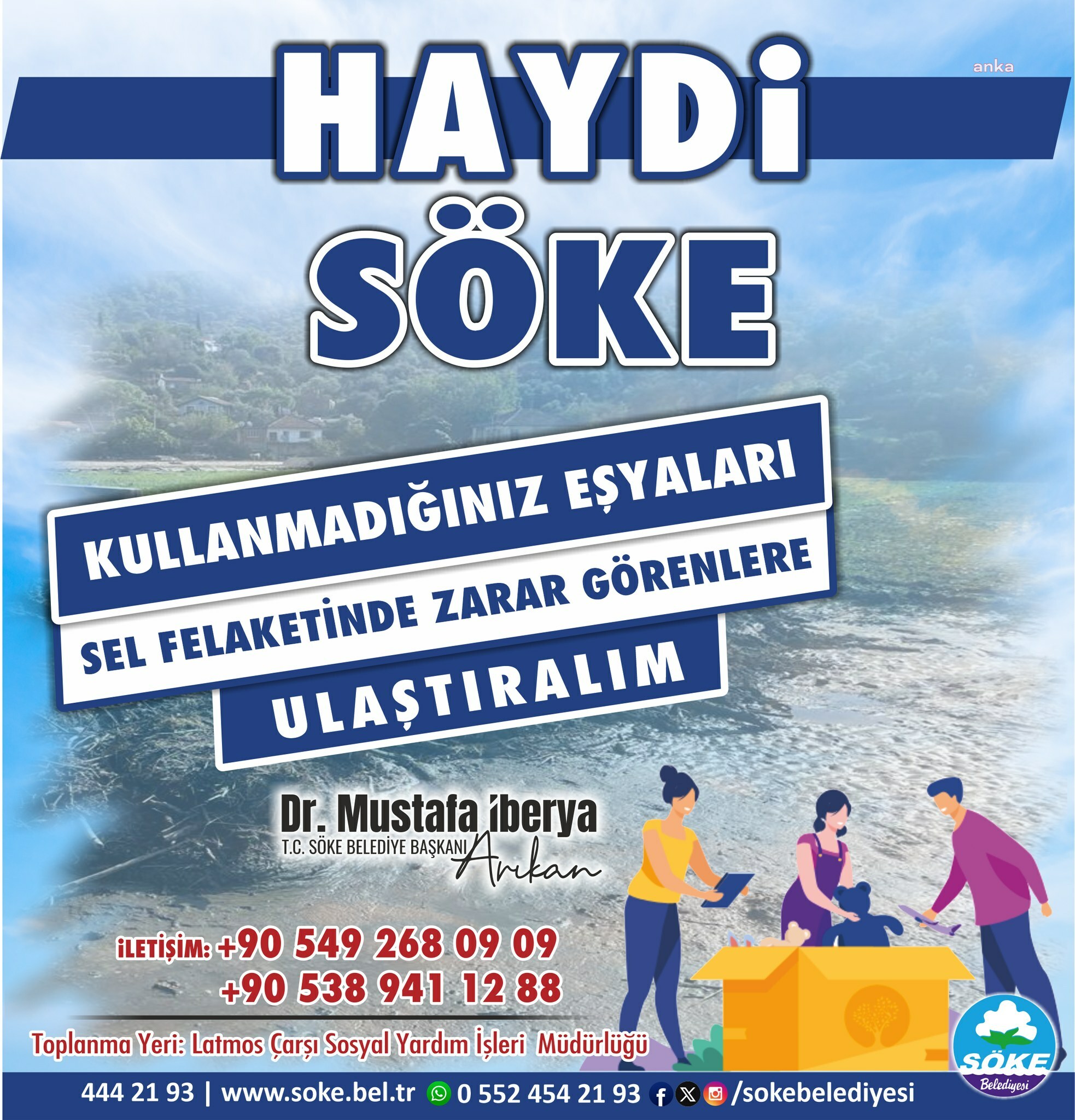 SÖKE BELEDİYESİ’NDEN VATANDAŞLARA BAĞIŞ ÇAĞRISI