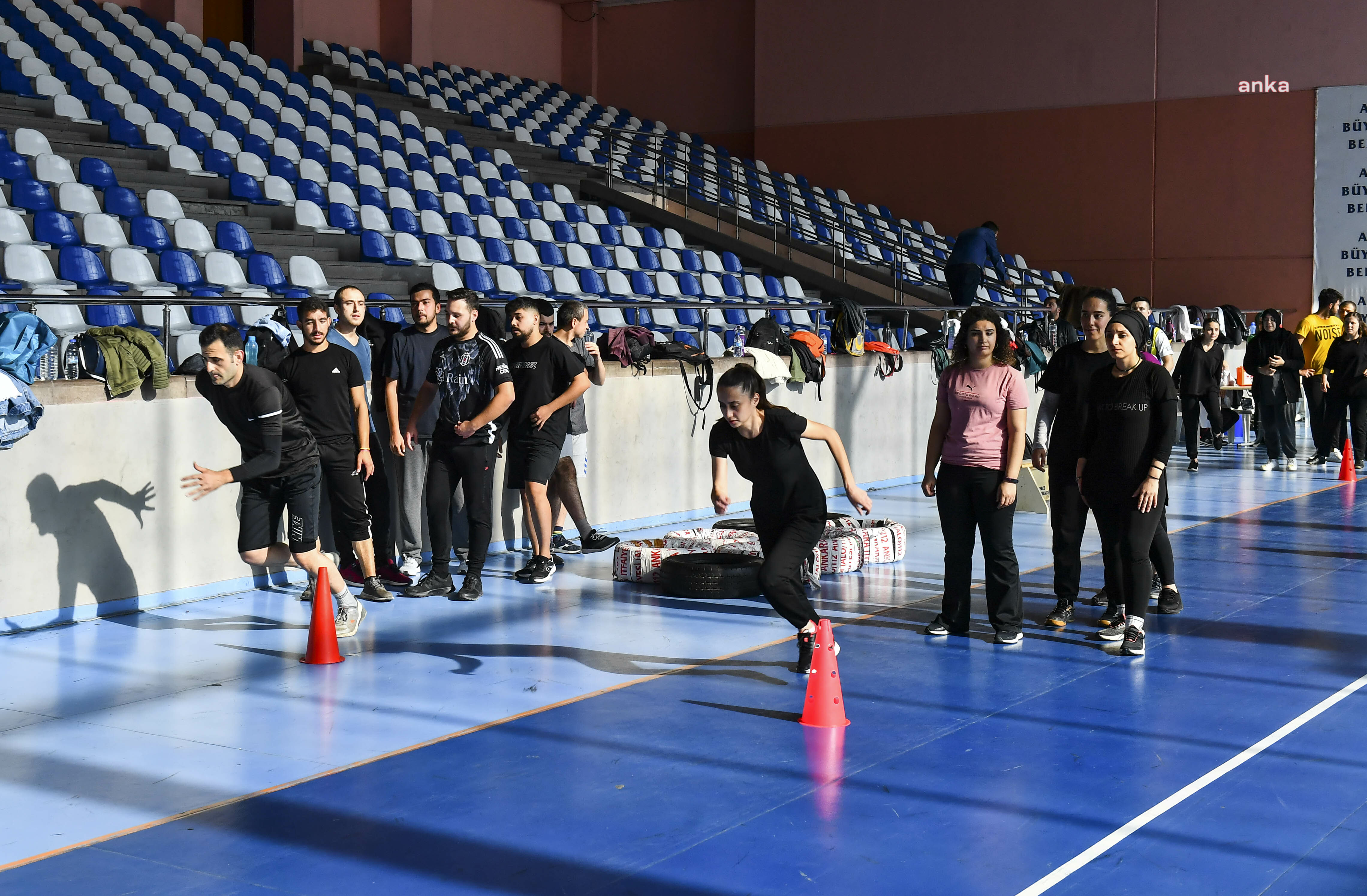 ANKARA BÜYÜKŞEHİR'İN PARKUR HAZIRLIK KURSLARI DEVAM EDİYOR