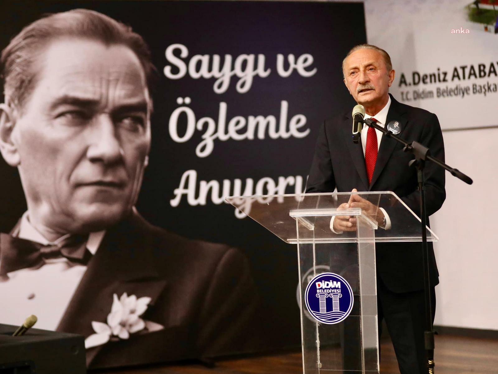 ULU ÖNDER ATATÜRK, DİDİM’DE DÜZENLENEN ETKİNLİKLE ANILDI