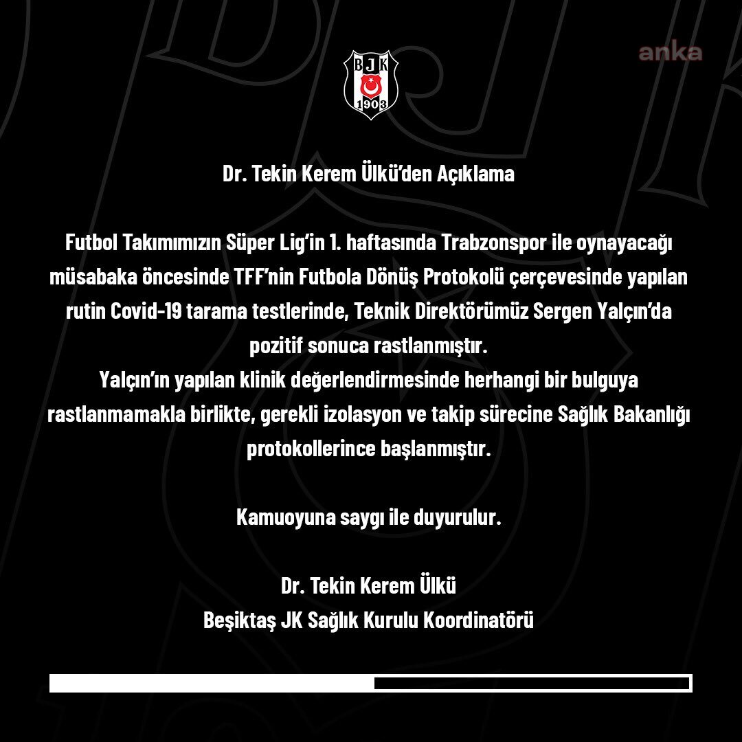 SERGEN YALÇIN’IN COVİD-19 TESTİ POZİTİF ÇIKTI