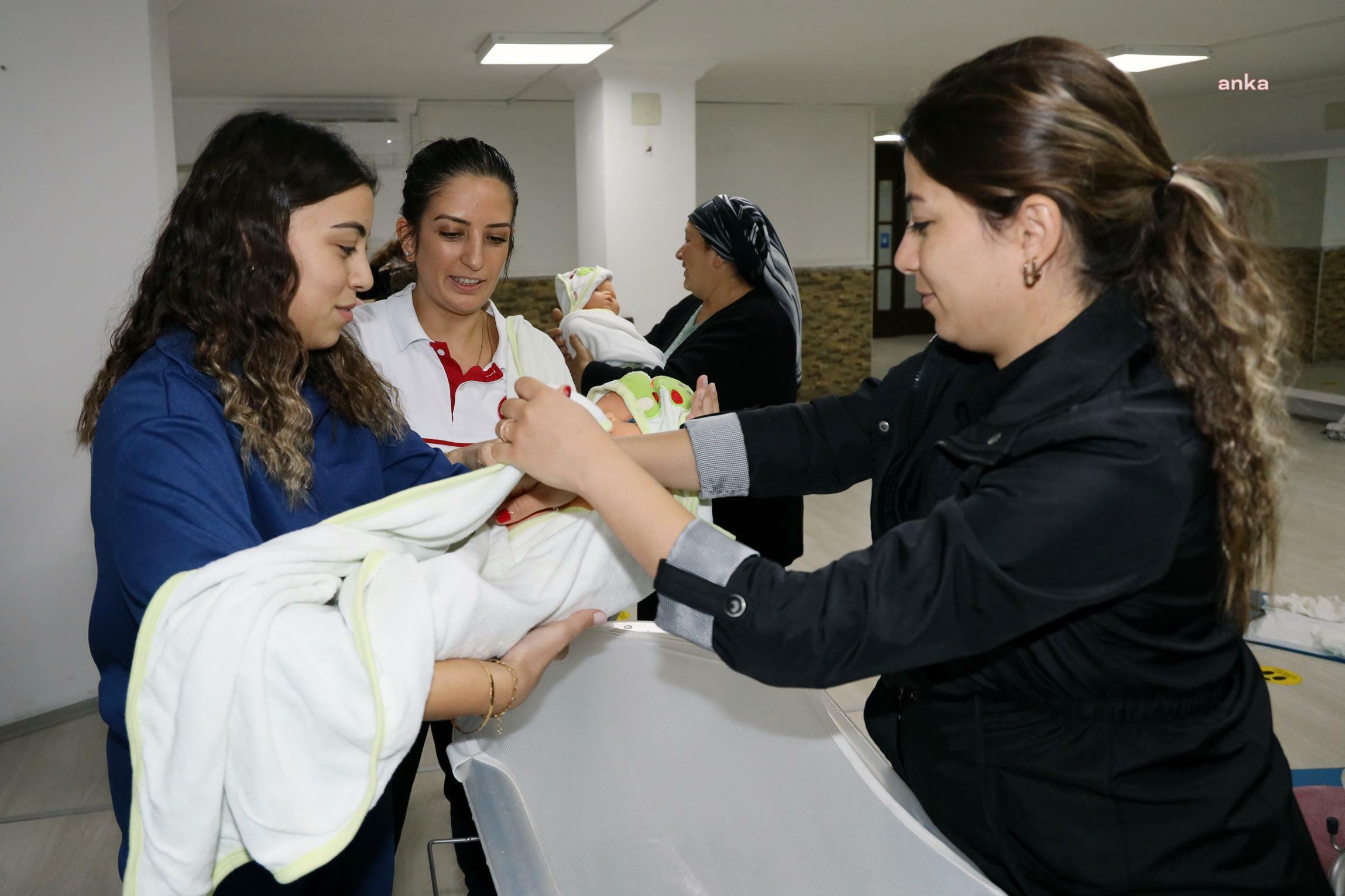 MENTEŞE BELEDİYESİ'NİN DOĞUMA HAZIRLIK KURSU EĞİTİMLERİ DEVAM EDİYOR