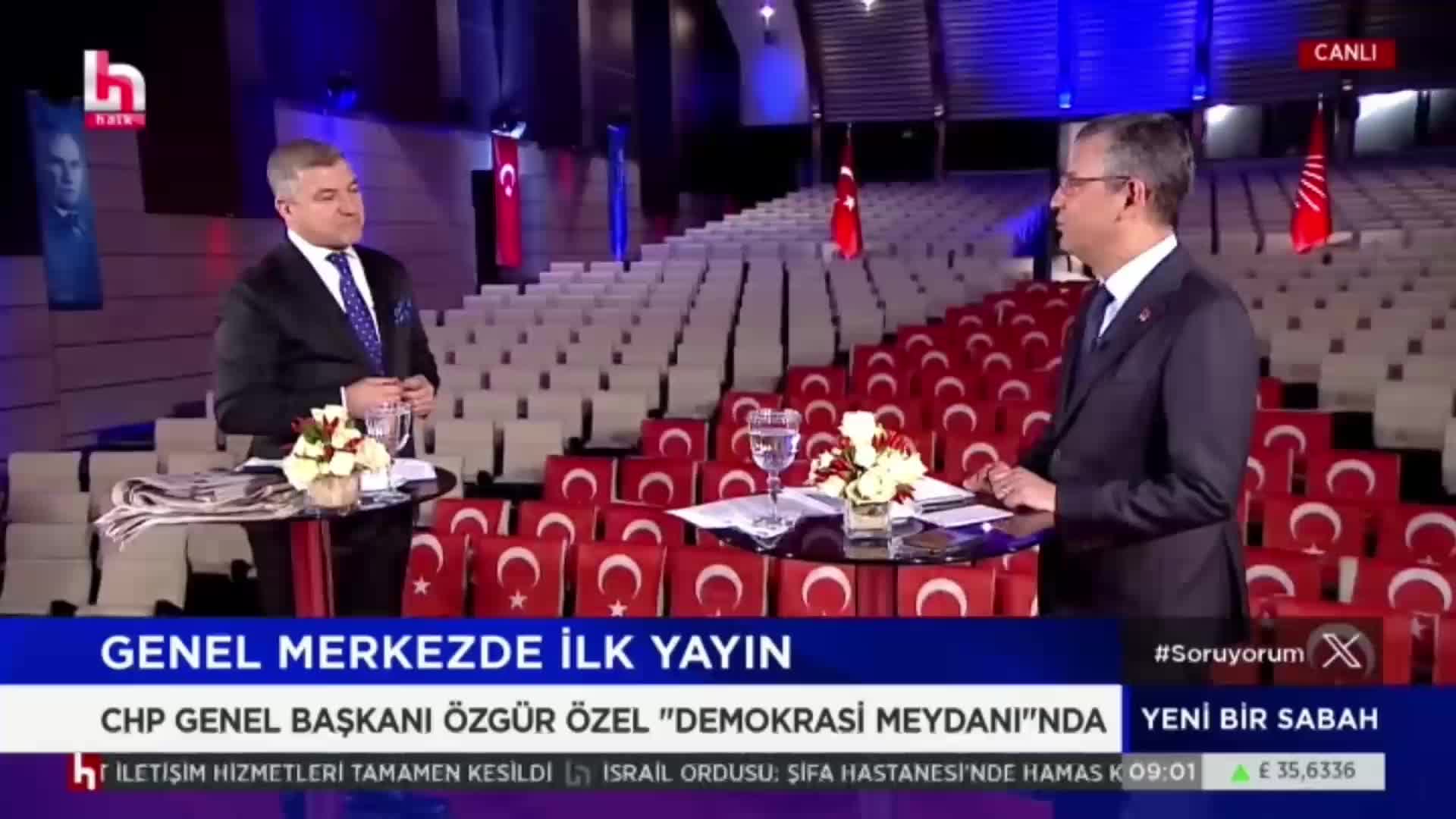 ÖZGÜR ÖZEL: CHP, ÖNCE SEÇİMLERİ KAZANIP BU DEVLETİN BAŞINA GEÇECEK. SONRA, BU DEVLETİ GERÇEK BİR HUKUK DEVLETİ HALİNE GETİRECEK. BU DEVLETTE, GÜVERCİN KATİLLERİNE VE O KATİLİN SIRTINI SIVAZLAYANA, GÜNÜ GELİNCE SERBEST BIRAKANA NEFES ALDIRIRSAM NAMUSSUZUM