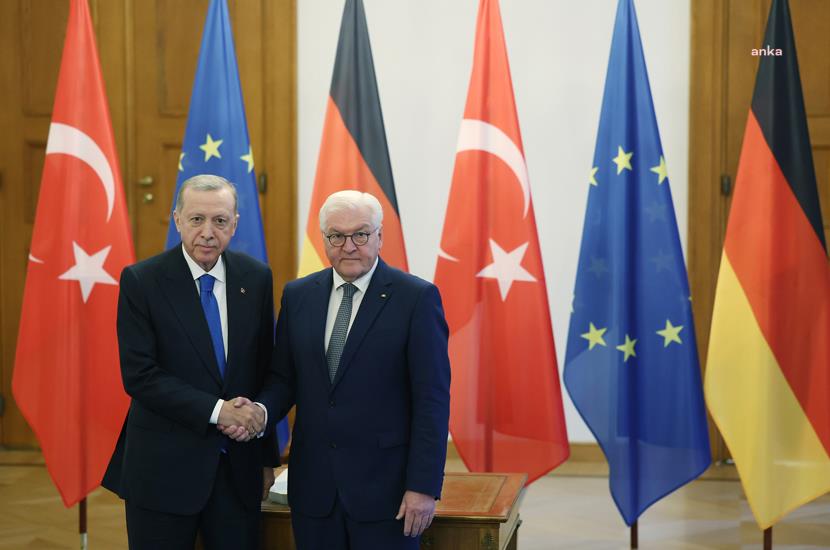 CUMHRUBAŞKANI ERDOĞAN, ALMANYA CUMHURBAŞKANI STEINMEIER İLE BERLİN'DE GÖRÜŞTÜ