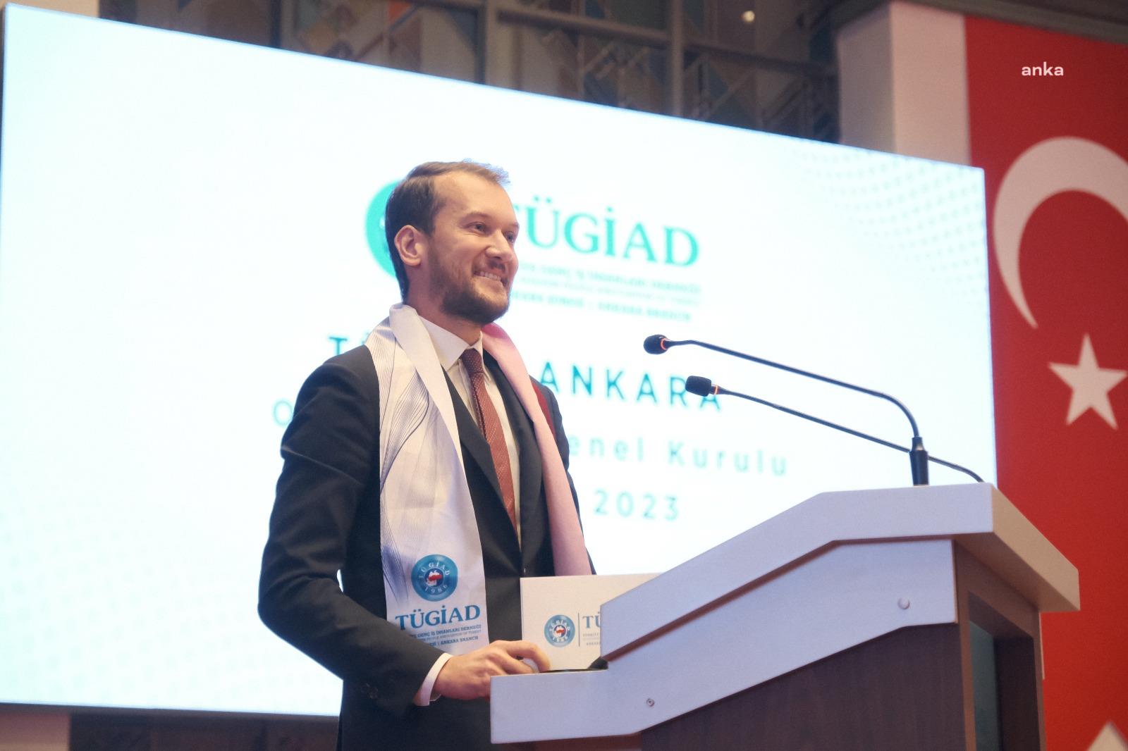 TÜRKİYE GENÇ İŞ İNSANLARI DERNEĞİ ANKARA ŞUBESİ BAŞKANLIĞINA AYKUT ÇAKMAKLI SEÇİLDİ