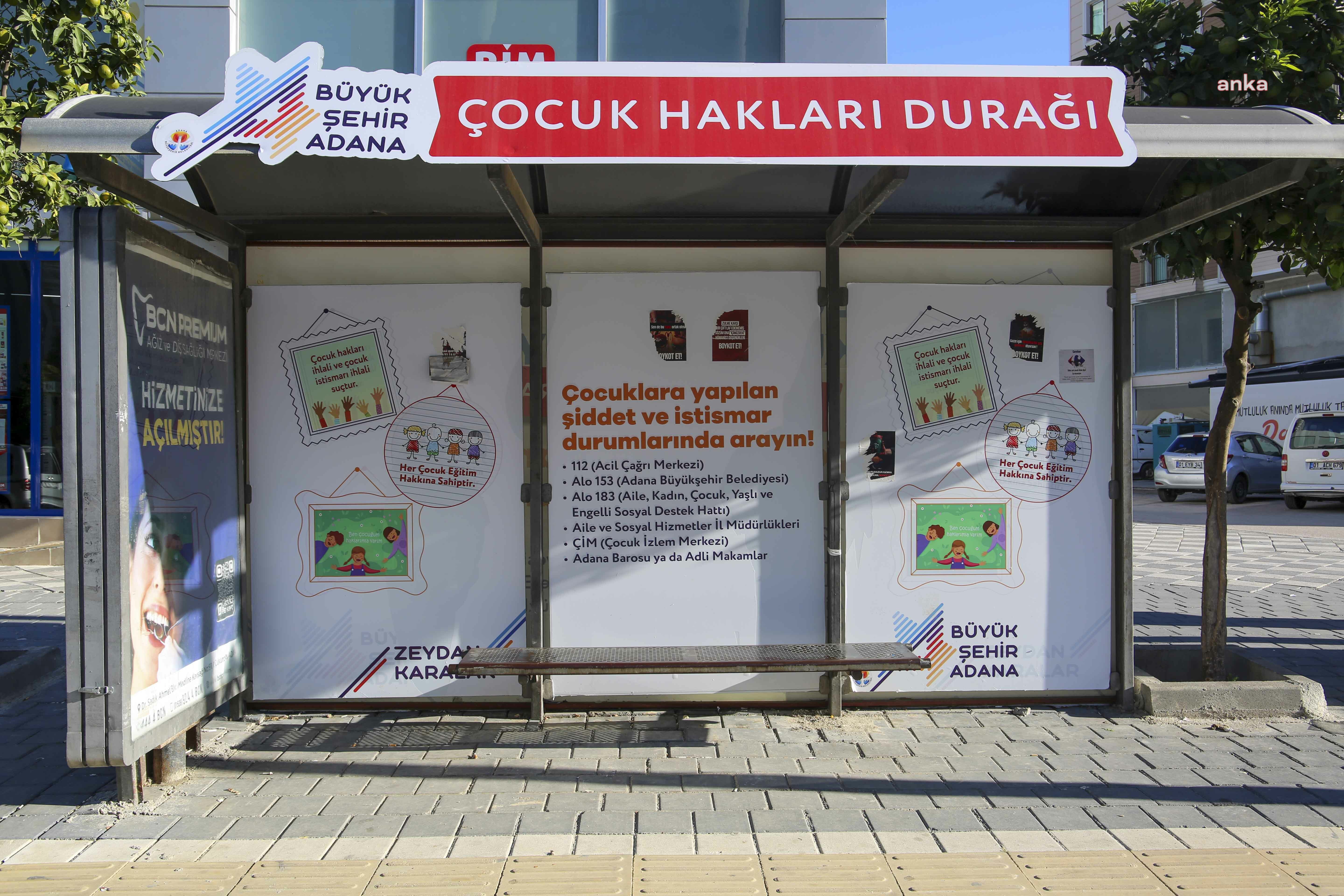 ADANA BÜYÜKŞEHİR’DEN “ÇOCUK HAKLARI DURAĞI”