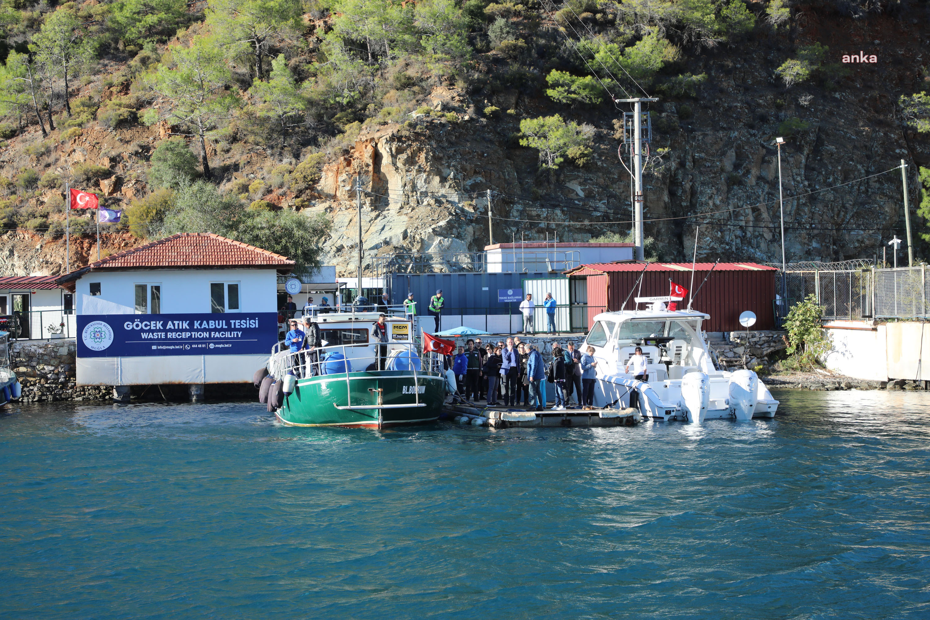 AVRUPA BİRLİĞİ TÜRKİYE DELEGASYONU BAŞKANI MEYER, MUĞLA BÜYÜKŞEHİR BELEDİYESİ'NİN ATIK ALIM TEKNELERİNİ VE TESİSLERİNİ İNCELEDİ