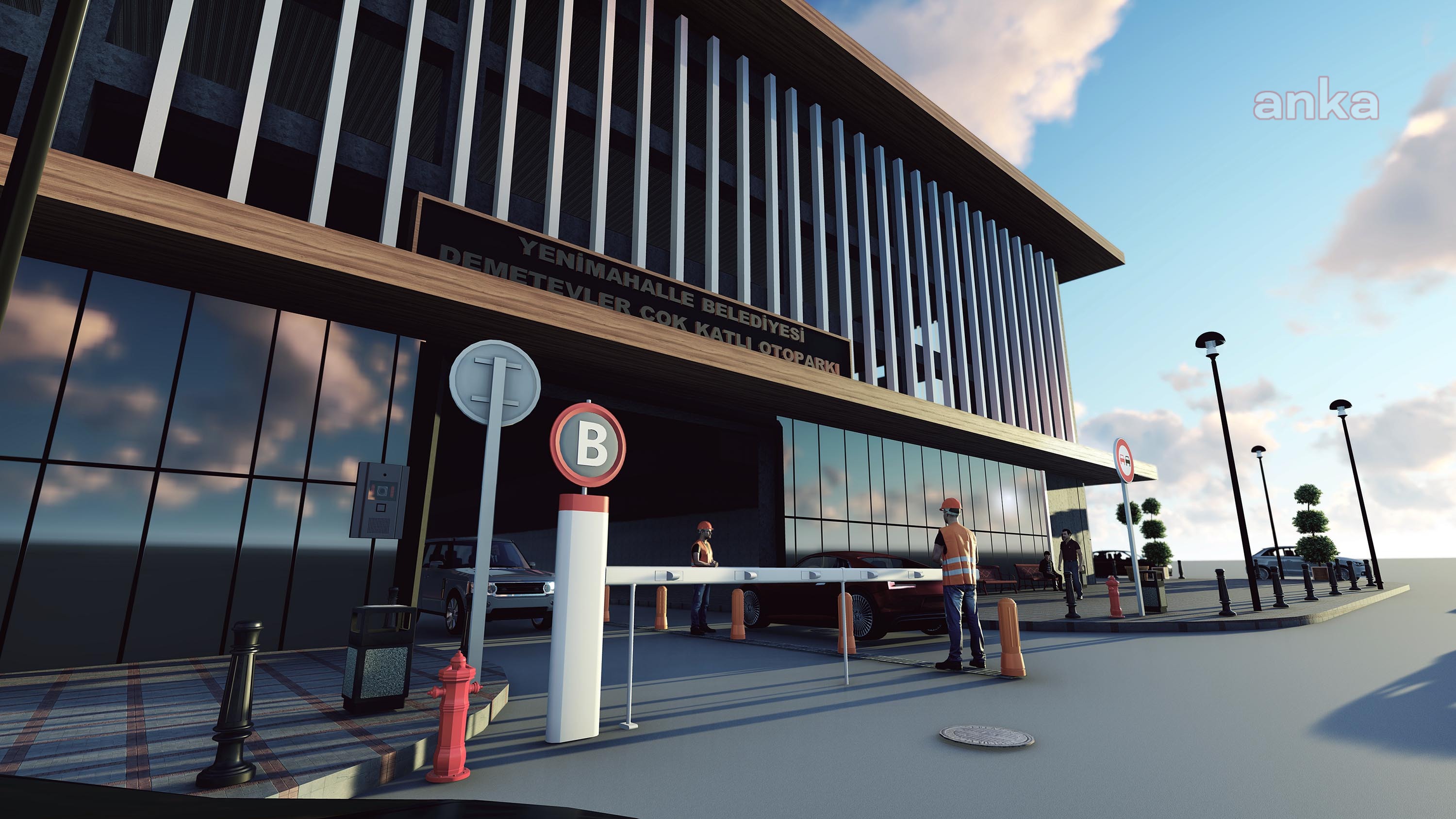 YENİMAHALLE BELEDİYESİ'NDEN DEMETEVLER'E ÇOK KATLI OTOPARK