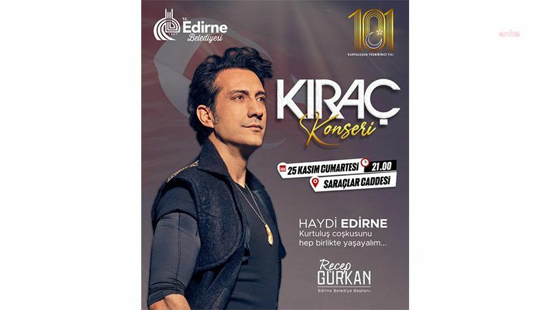 EDİRNE BELEDİYESİ’NDEN KURTULUŞ KONSERİ