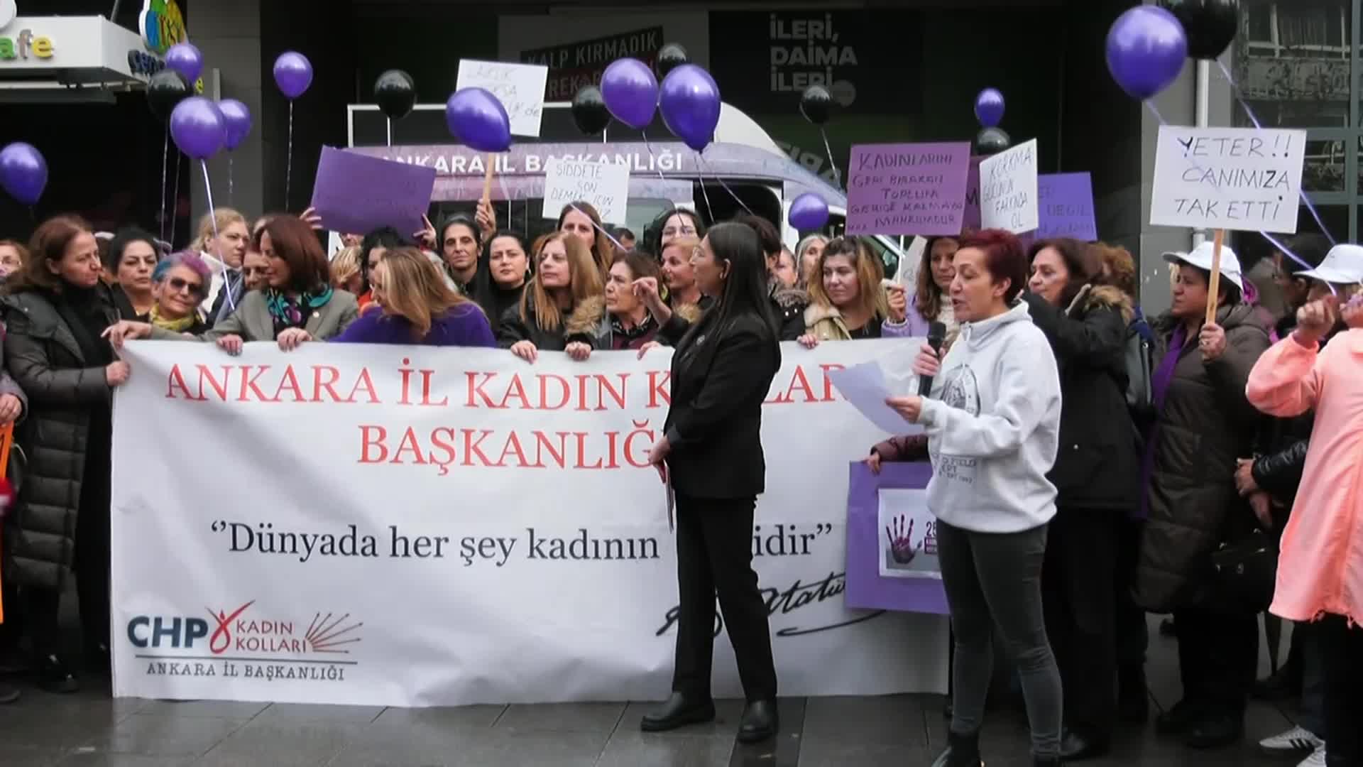 CHP ANKARA İL KADIN KOLLARI BAŞKANI AYFER AYAZ: “KADINI AİLE İÇİNDE ERİTMEYE ÇALIŞANLARA, EŞİT YURTTAŞLIK HAKLARIMIZA SAHİP ÇIKARAK CEVAP VERECEĞİZ. KADINA YÖNELİK ŞİDDETİ DE KADIN CİNAYETLERİNİ DE SONLANDIRACAĞIZ”