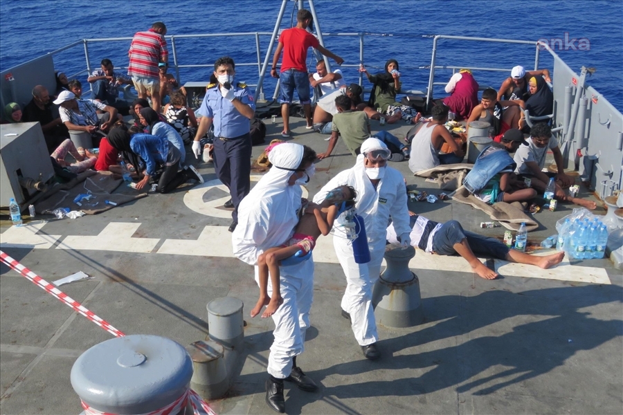 TCG Bozcaada Korveti, 37 düzensiz göçmeni kurtardı