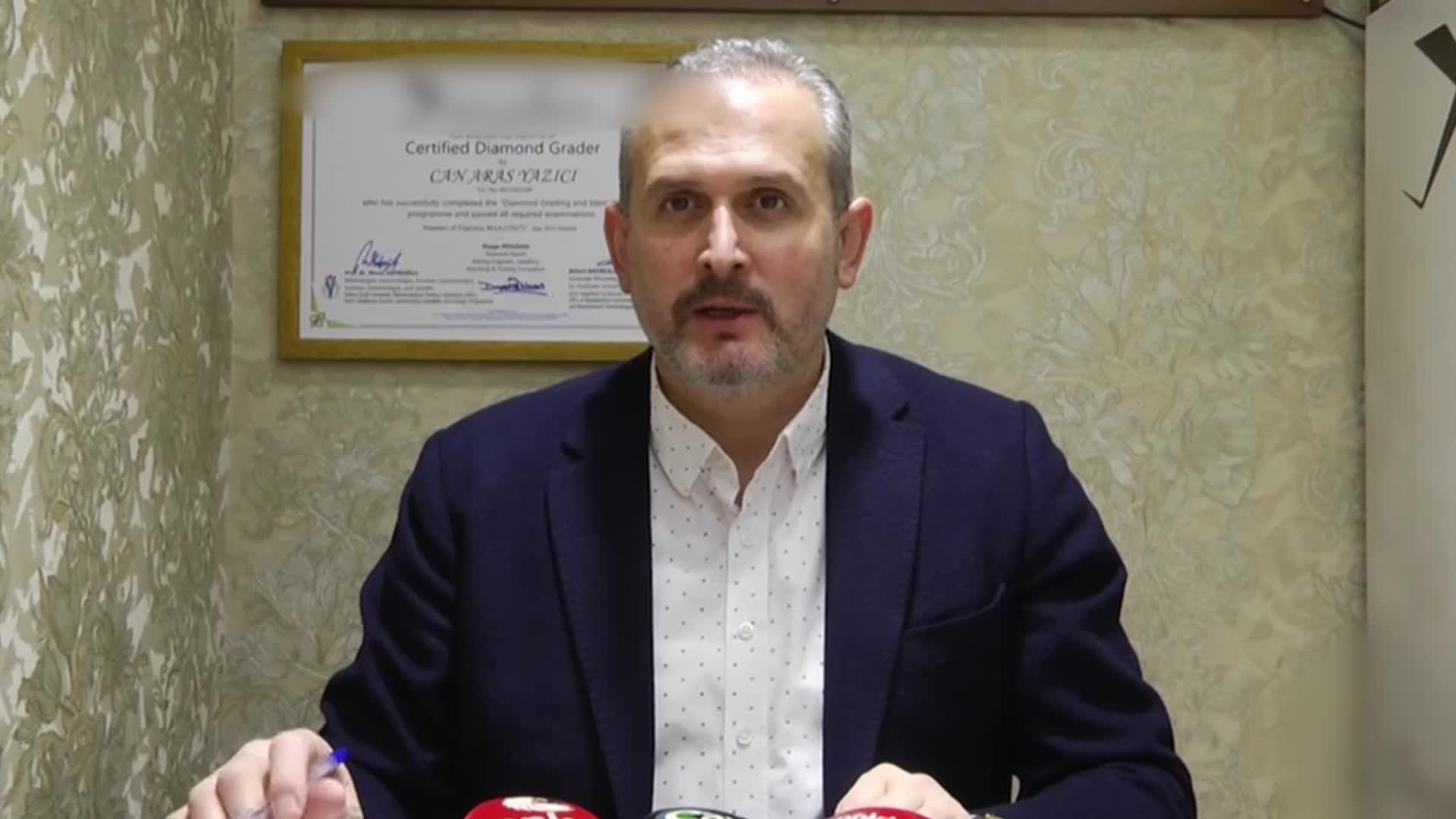 TRABZON KUYUMCULAR VE SAATÇİLER ODASI BAŞKANI ALİ YAZICI: "YATIRIMCIYA ALTINA YÖNELMESİNİ TAVSİYE EDİYORUZ"