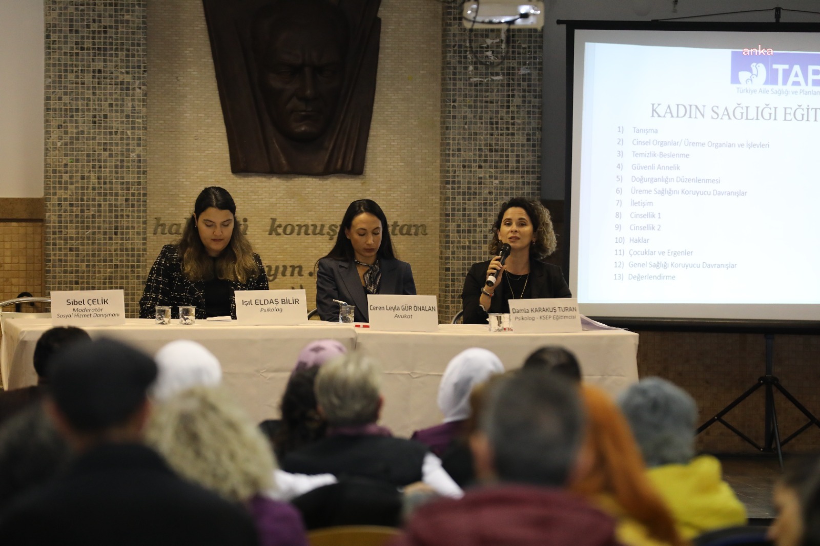MENDERES BELEDİYESİ'NDEN KADINA ŞİDDETE KARŞI PANEL