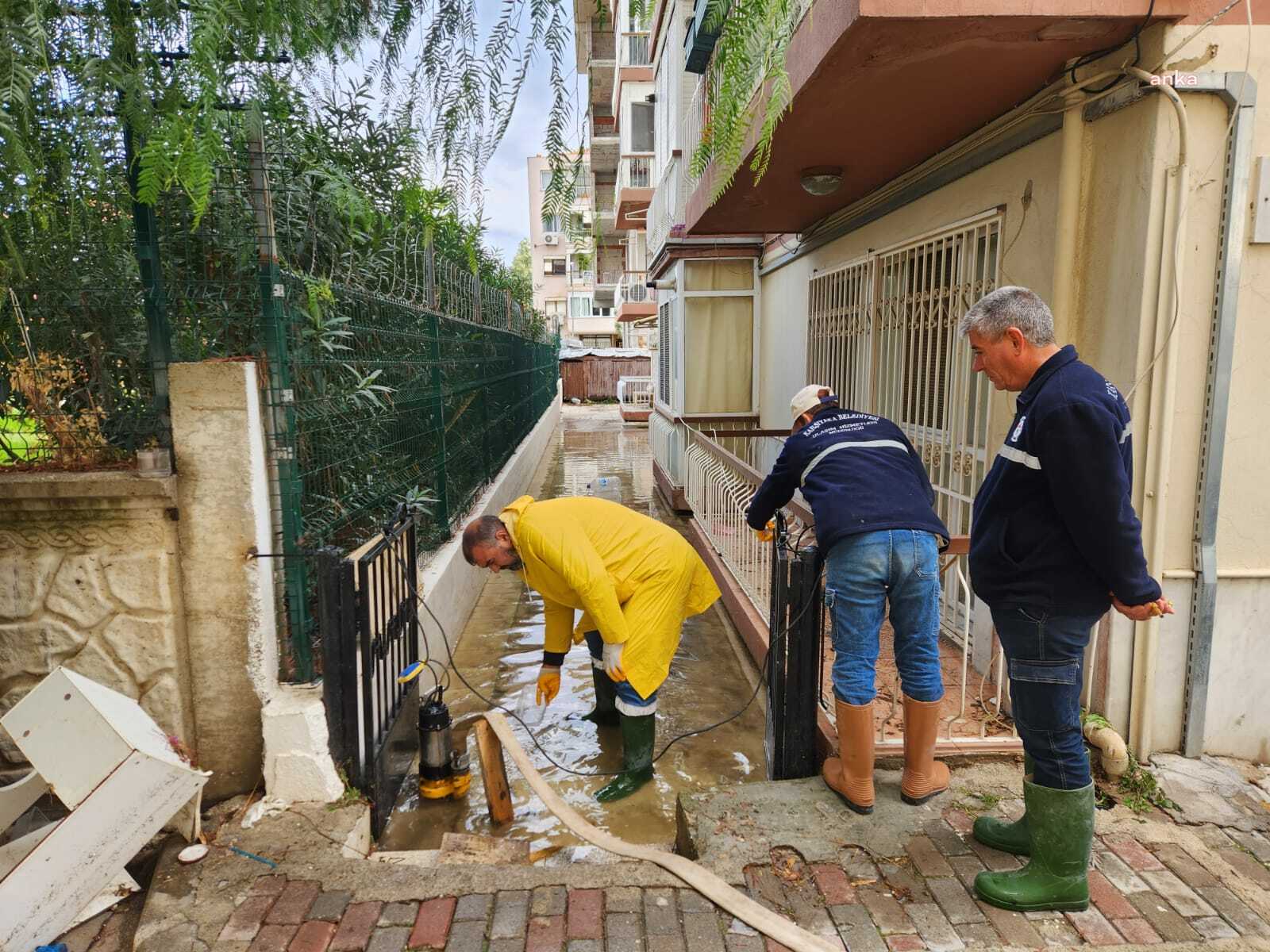 KARŞIYAKA BELEDİYESİ'NDE TAŞKIN ALARMI