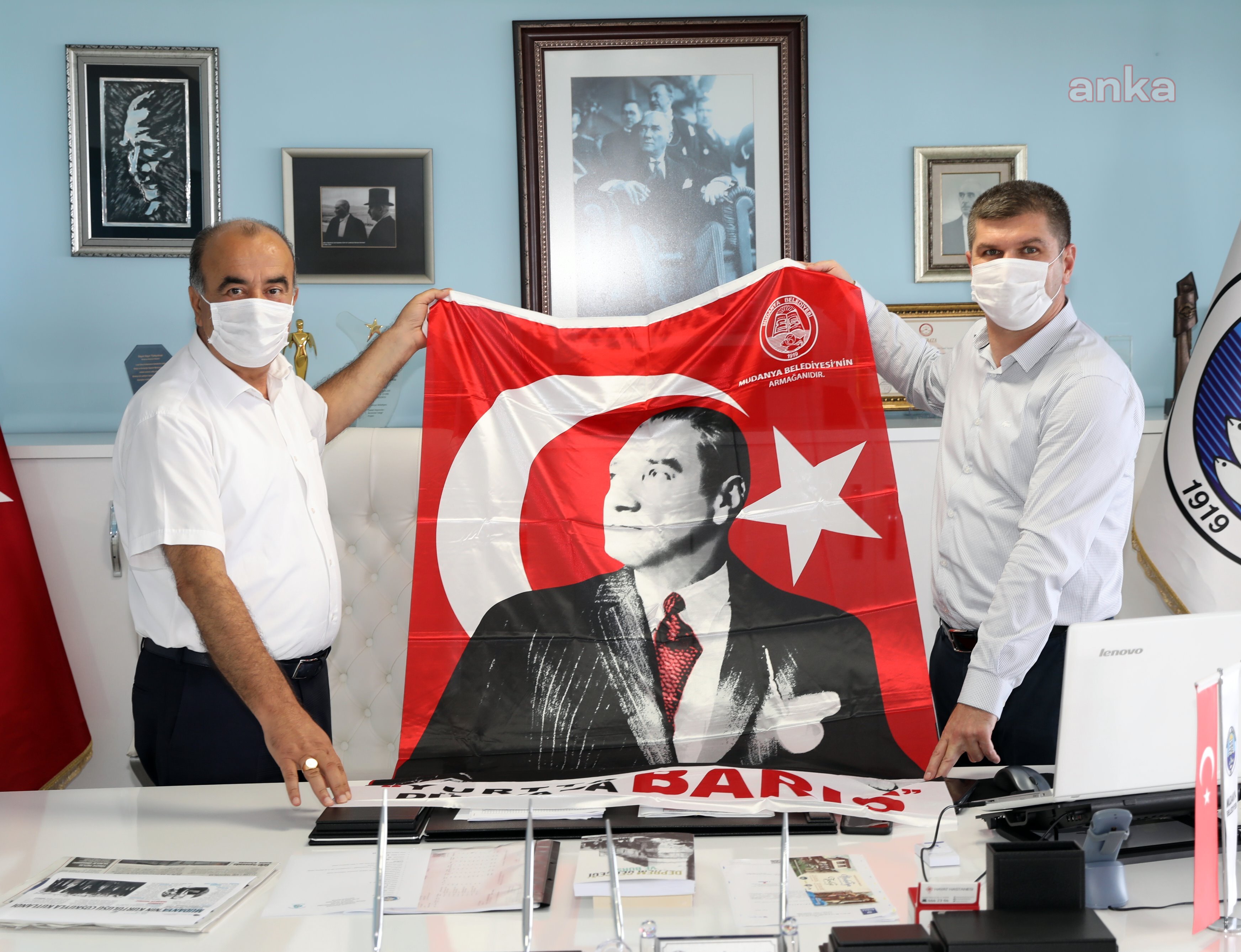 BURDUR BELEDİYE BAŞKANI ERCENGİZ'DEN MUDANYA BELEDİYESİ'NE ZİYARET