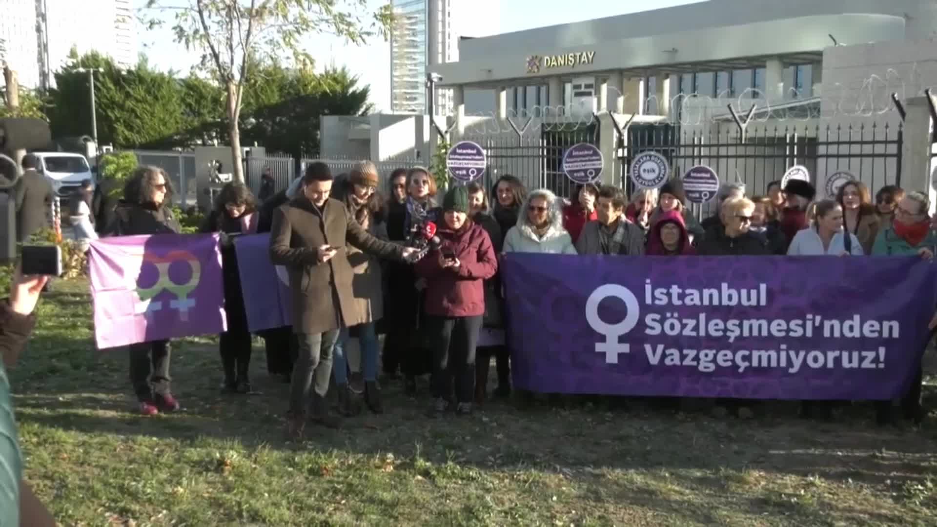 İSTANBUL SÖZLEŞMESİ'NİN FESHİNE KARŞI YAPILAN İPTAL BAŞVURUSU BUGÜN DANIŞTAY'DA GÖRÜŞÜLECEK. ELİF BİLGİÇ: "BURADAYIZ, ÇÜNKÜ KADINLARIN MARUZ KALDIĞI AYRIMCILIK VE ŞİDDETİN EN ÇOK KENDİ HAYATLARIMIZDAN TANIĞIYIZ"