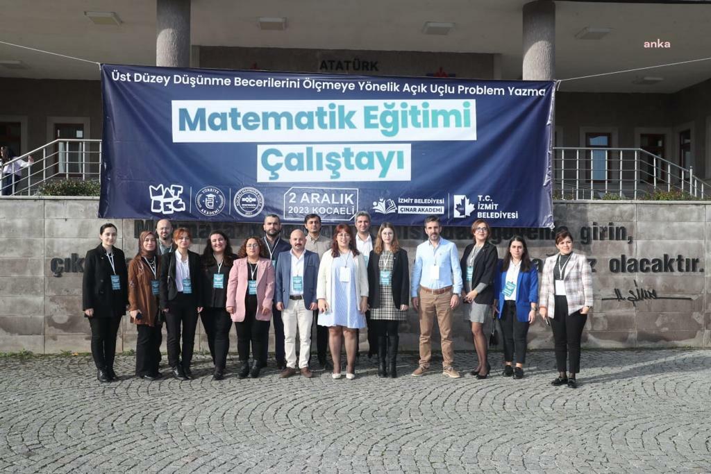 İZMİT BELEDİYESİ ÇINAR AKADEMİ İŞ BİRLİĞİNDE MARMARA'DAKİ ÖĞRETMENLER 'MATEMATİK ÇALIŞTAYI'NDA BULUŞTU