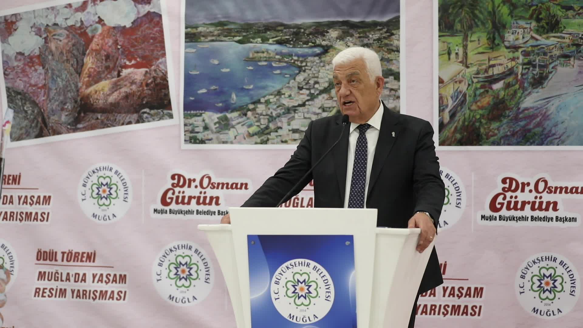 MUĞLA’DA YAŞAM RESİM YARIŞMASI ÖDÜLLERİ VERİLDİ