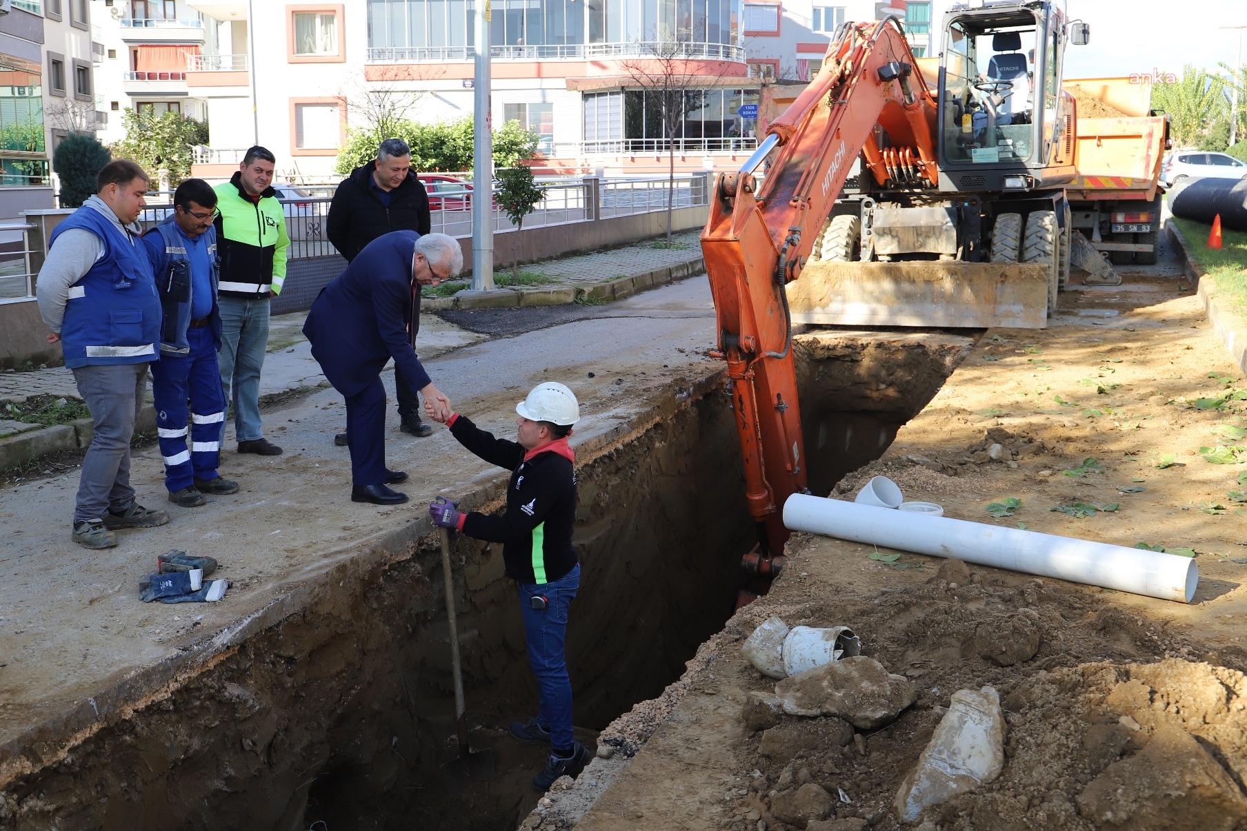 İZSU’DAN ÖDEMİŞ'E DEV YAĞMUR SUYU HATTI YATIRIMI