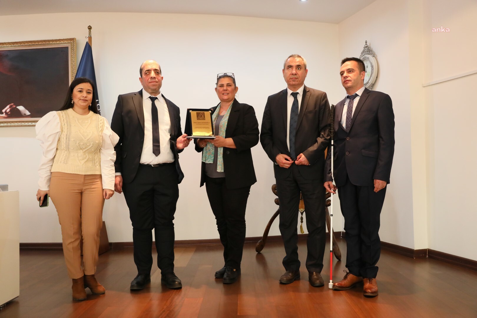 ALTI NOKTA KÖRLER DERNEĞİ'NDEN ÇERÇİOĞLU'NA ZİYARET