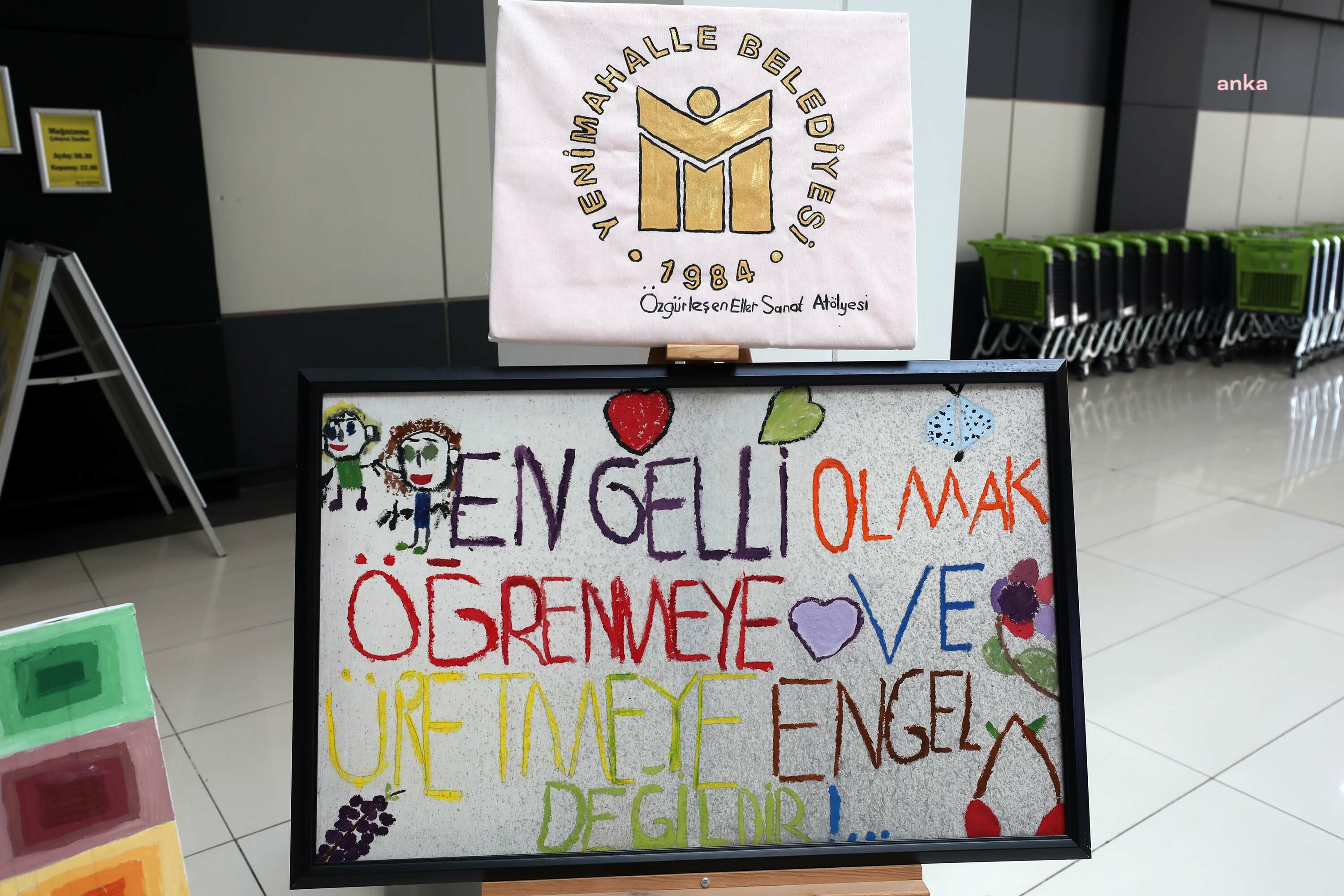 YENİMAHALLE’NİN ÖZGÜRLEŞEN ELLERİ SERGİ AÇTI