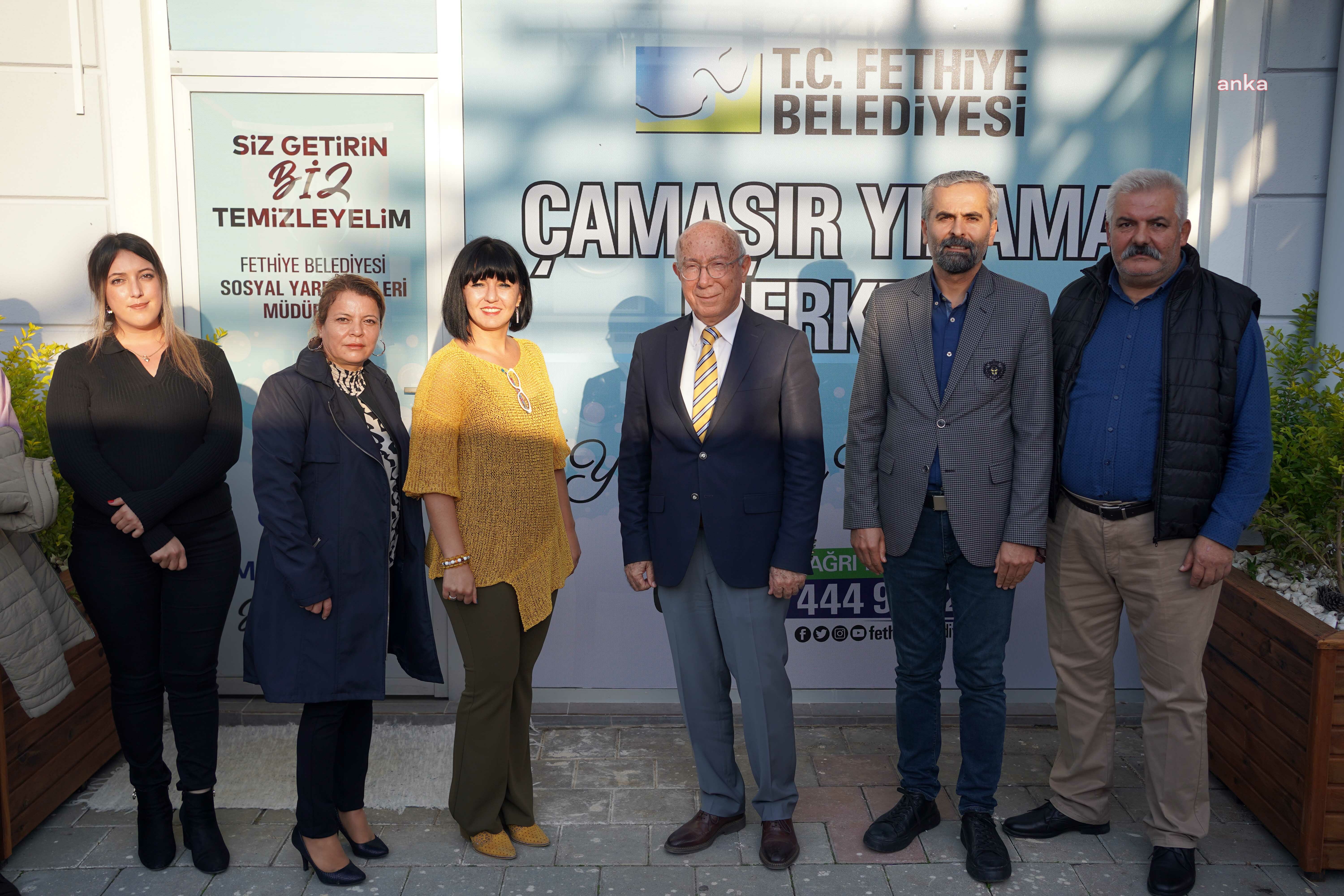 FETHİYE BELEDİYESİ, ÇAMAŞIR YIKAMA MERKEZİ AÇTI