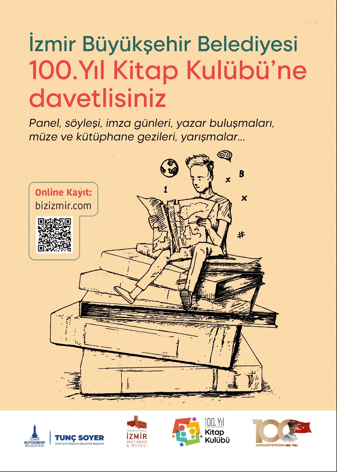 100. YIL KİTAP KULÜBÜ İÇİN KAYITLAR BAŞLADI