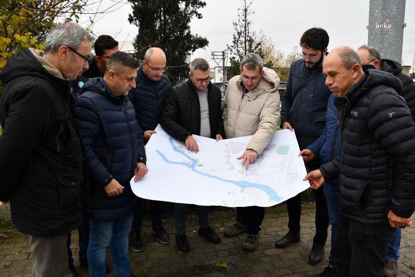 LÜLEBURGAZ’DA DERE ISLAHI ÖNCESİNDE TEKNİK İNCELEME YAPILDI