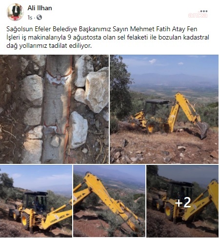 SEL MAĞDURU MAHALLEDEN EFELER BELEDİYE BAŞKANI ATAY’A TEŞEKKÜR