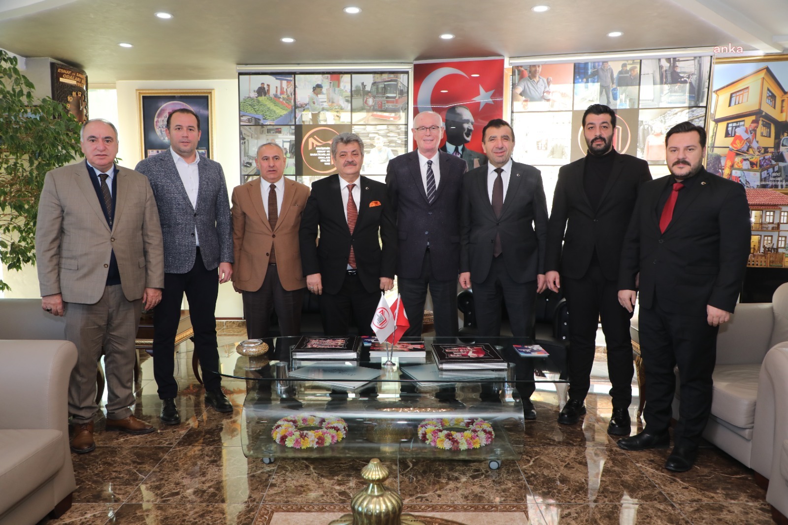 KAZIM KURT ESKİŞEHİR ESNAF VE SANATKÂRLAR ODALARI BİRLİĞİ'Nİ ZİYARET ETTİ