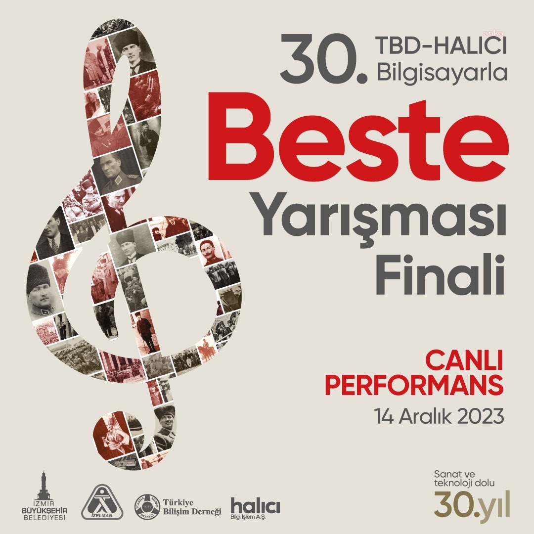 30. TBD-HALICI BİLGİSAYARLA BESTE YARIŞMASI'NDA KAZANANLAR ÖDÜL TÖRENİNDE BELLİ OLACAK