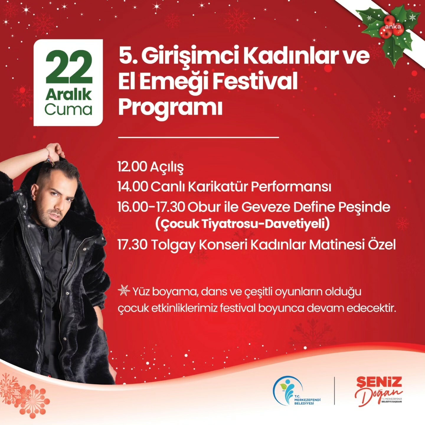 MERKEZEFENDİ BELEDİYESİ TARAFINDAN 5. GİRİŞİMCİ KADINLAR VE EL EMEĞİ FESTİVALİ DÜZENLENİYOR