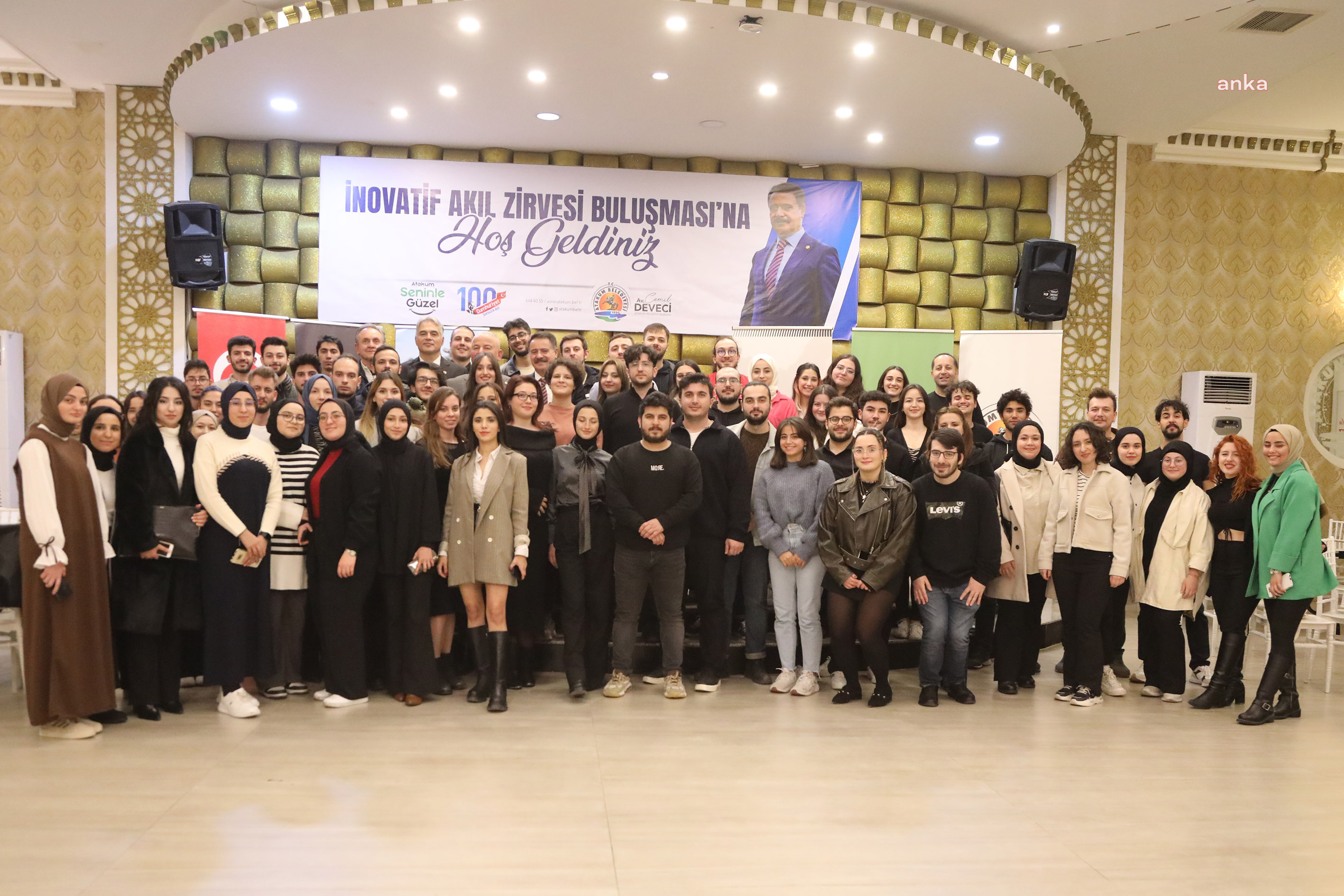 SAMSUN'DA GENÇLER, ATAKUM BELEDİYE BAŞKANI DEVECİ'YE PROJELERİNİ ANLATTI