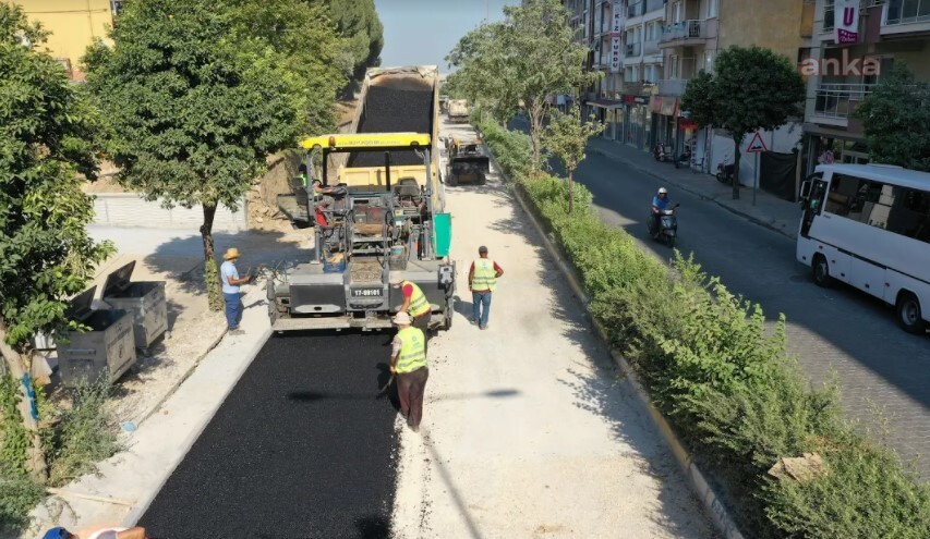 AYDIN BÜYÜKŞEHİR BELEDİYESİ, YOL YAPIM ÇALIŞMALARINA HIZ KATTI