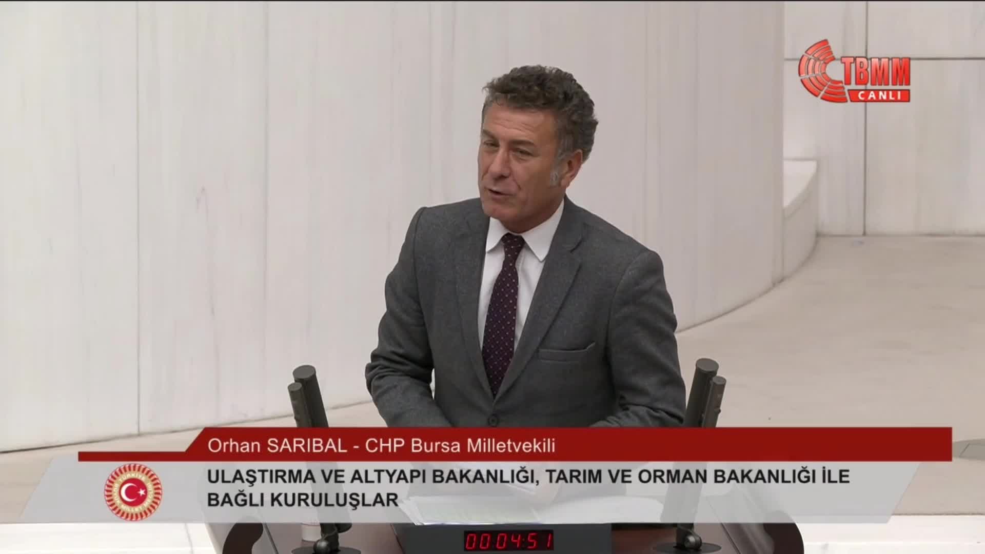ORHAN SARIBAL: "BU ÜLKENİN ÇİFTÇİSİ ABD VE AVRUPA BİRLİĞİ İLE REKABET ETTİRİLİYOR"