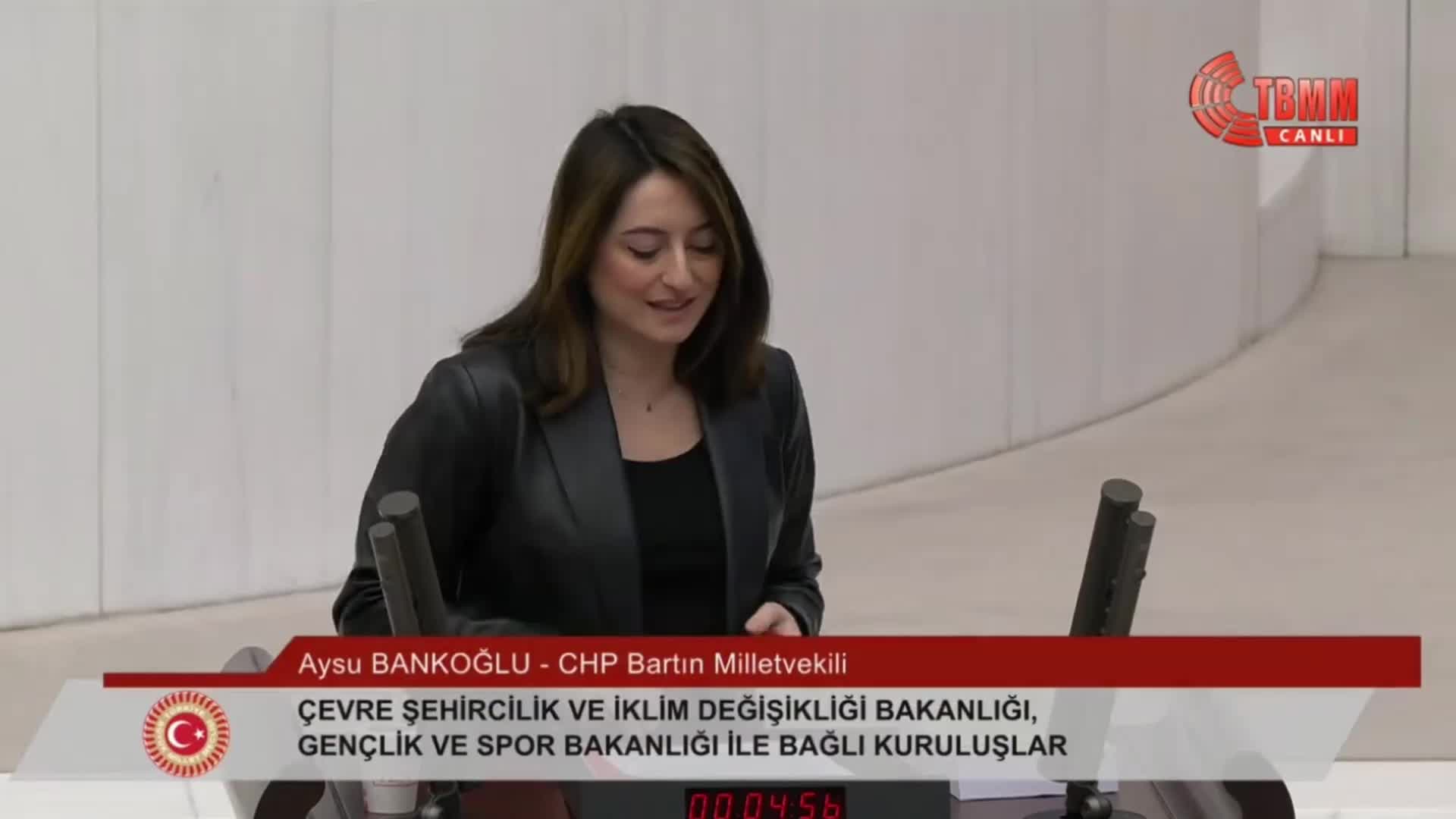 TBMM'DE BÜTÇE GÖRÜŞMELERİ... AYSU BANKOĞLU: “TÜRKİYE ARTIK GENÇLERİN, İNTİHAR MEKTUBUNDA BİLE İNTİHARLARA DUYARSIZLIĞA SİTEM ETTİĞİ BİR ÜLKE NE YAZIK Kİ...”