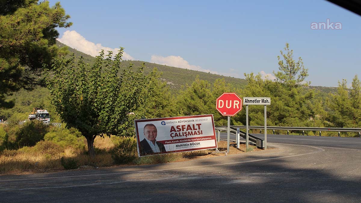 MANAVGAT AHMETLER YOLU ASFALTLANIYOR