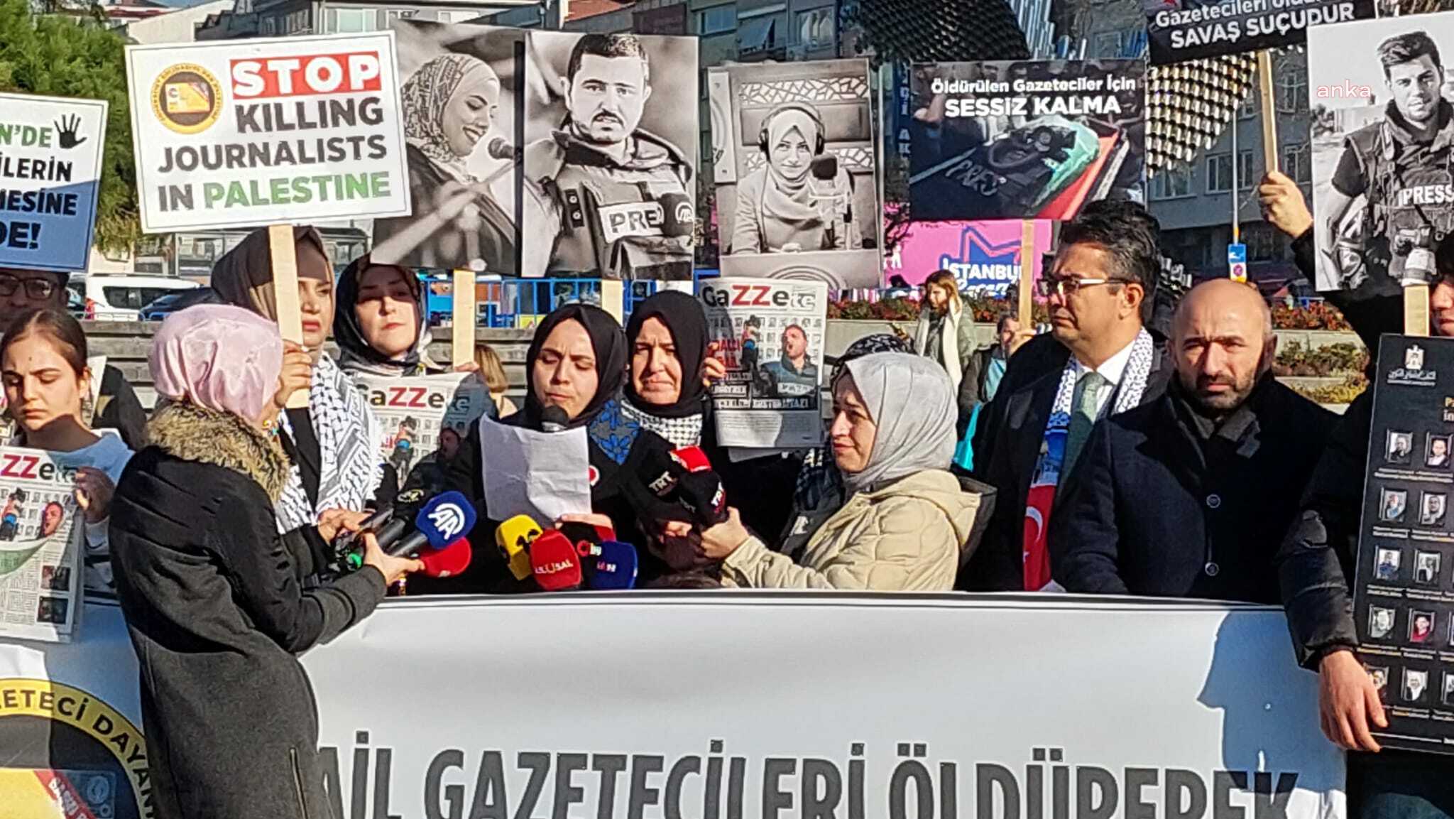 FİLİSTİN’DE ÖLDÜRÜLEN 97 GAZETECİ ANISINA ÇIKARILAN “GAZZETE”, MEYDANLARDA DAĞITILDI: “BÖLGEDE OLUP BİTENLERİ DOĞRU AKTARMANIN SORUMLULUK OLDUĞUNU BİLİYORUZ"