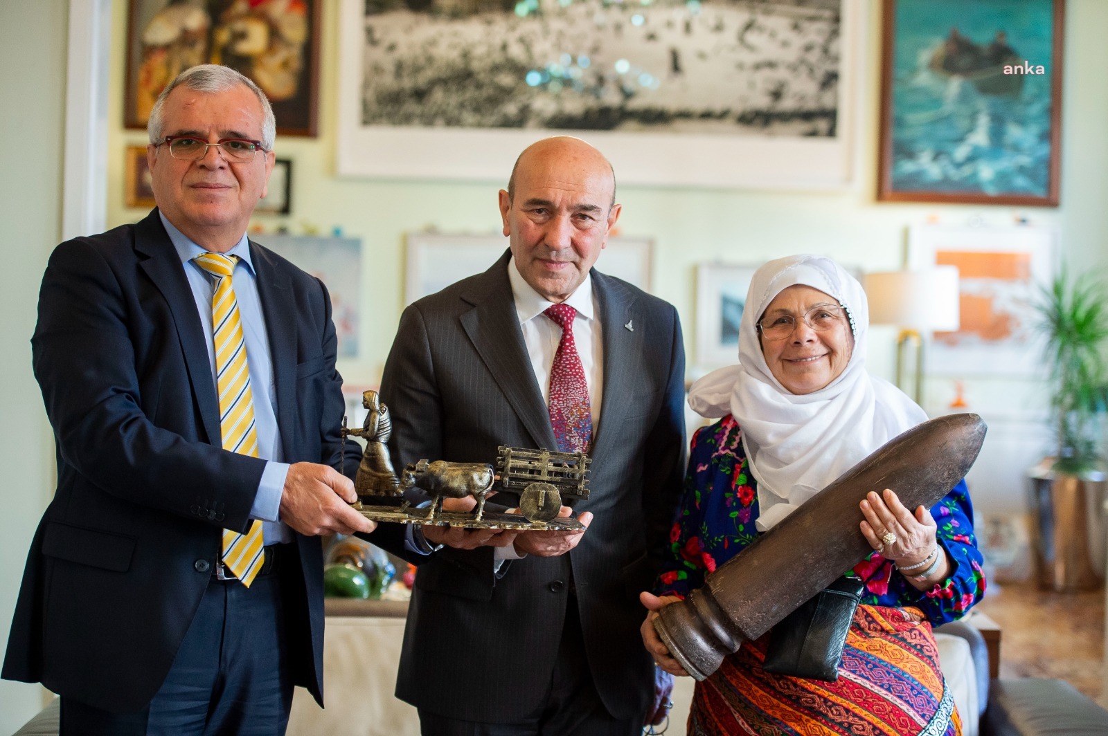 BALKAN ÜLKELERİ DOSTLUK DERNEĞİ'NDEN BAŞKAN SOYER'E TEŞEKKÜR ZİYARETİ