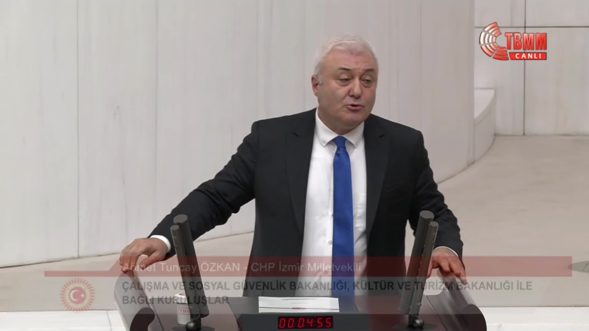 TBMM'DE BÜTÇE GÖRÜŞMELERİ... TUNCAY ÖZKAN'DAN RTÜK'E: "DÜN FETULLAH'IN EMRİNE GİRMİŞTİNİZ, BUGÜN SARAYIN EMRİNDESİNİZ, MİLLETİN EMRİNDE OLUN"