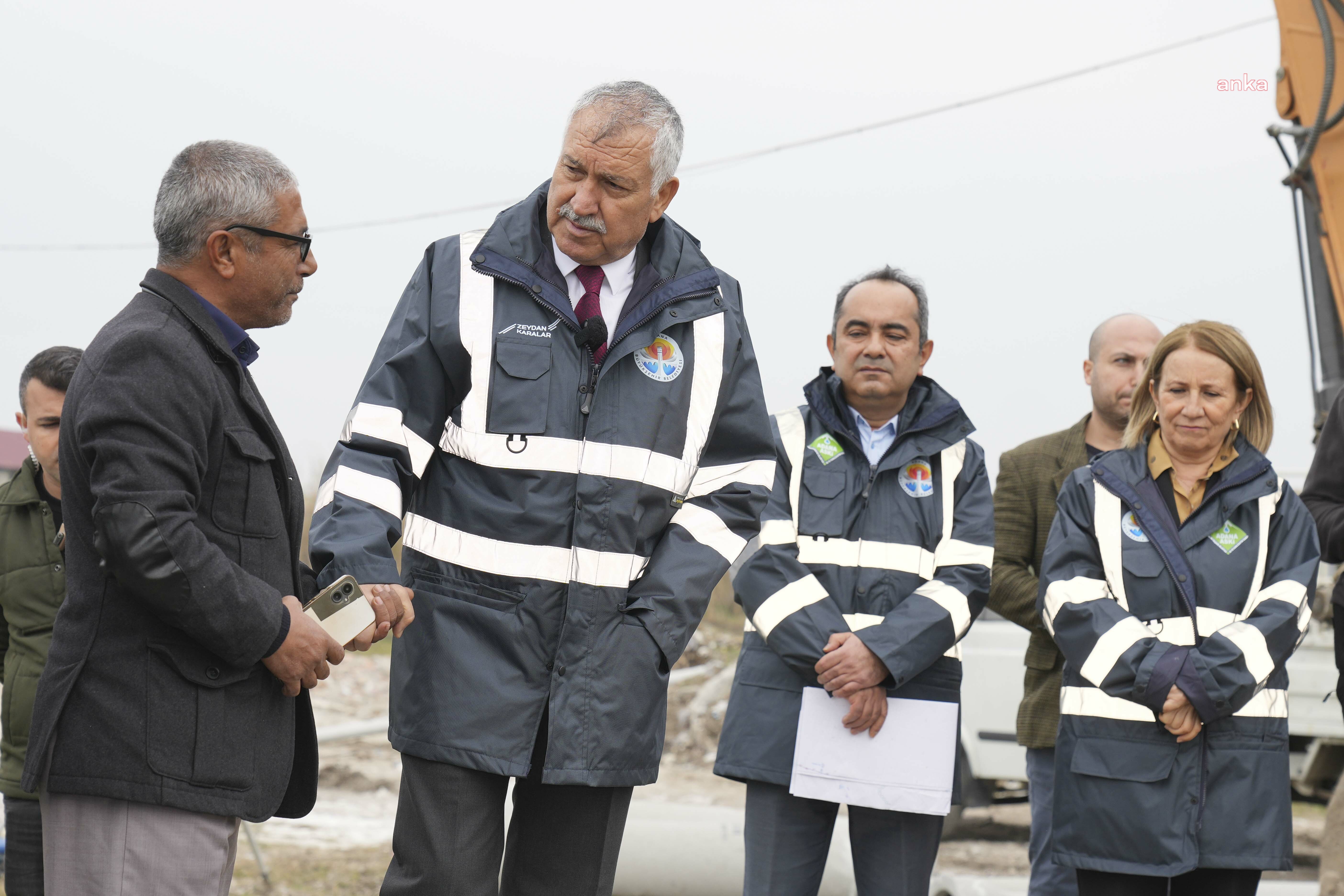 ADANA BÜYÜKŞEHİR BELEDİYE BAŞKANI KARALAR, DEVAM EDEN ÇALIŞMALARI YERİNDE İNCELEDİ