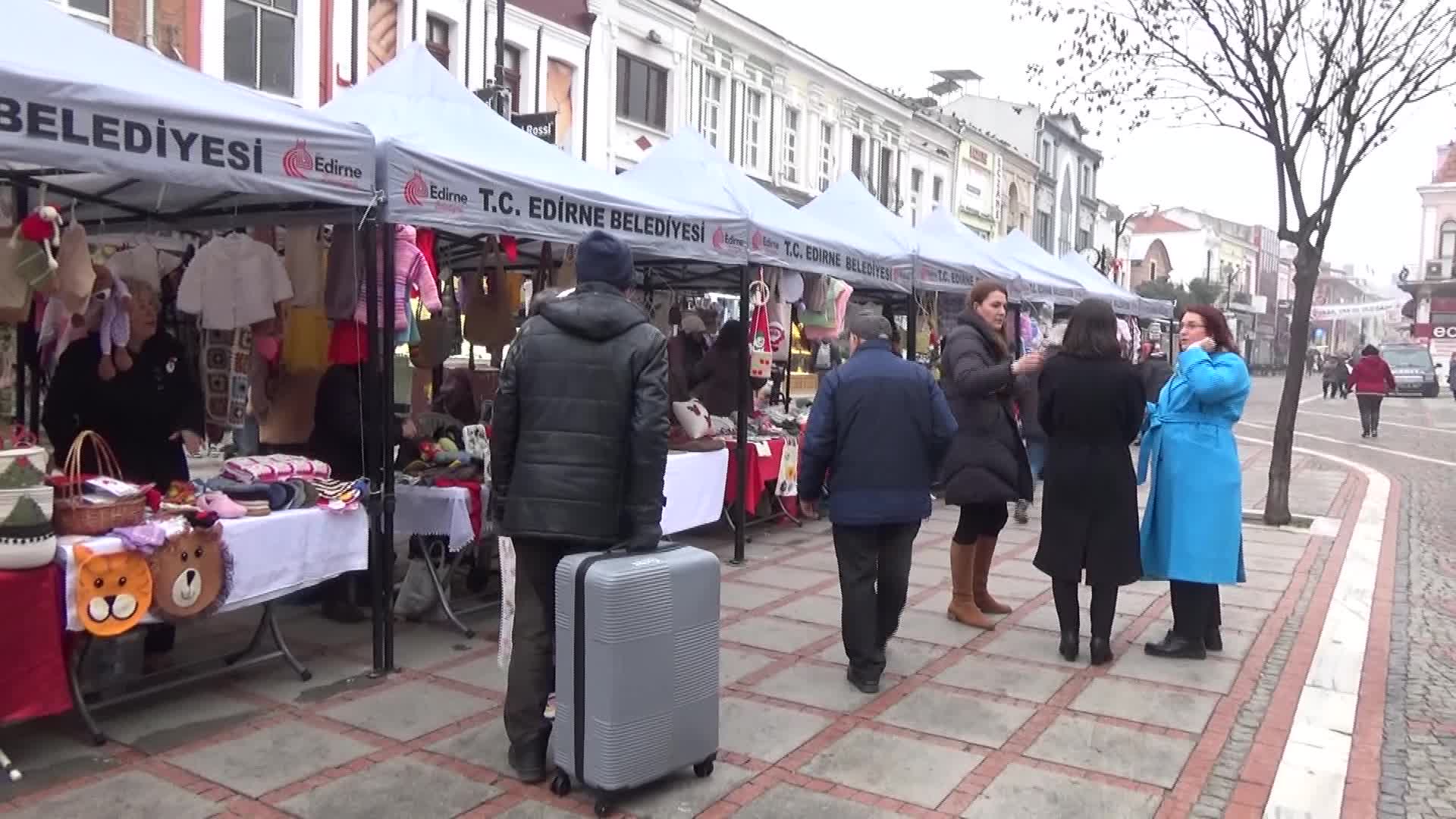 EDİRNE’DE YENİ YIL ALIŞVERİŞ FESTİVALİ BAŞLADI