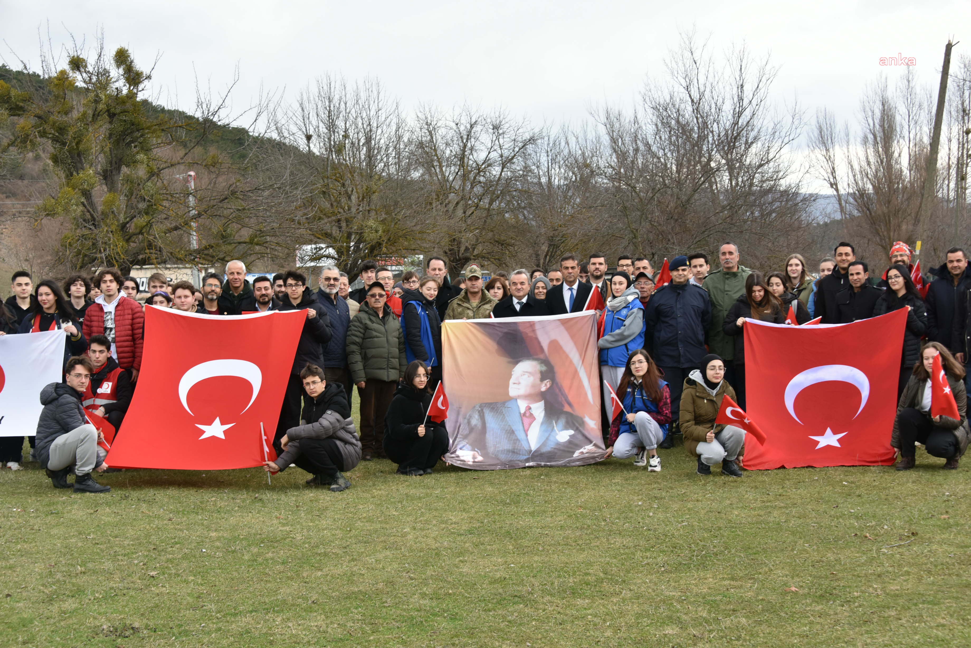 BOZÜYÜK’TE SARIKAMIŞ ŞEHİTLERİ İÇİN YÜRÜDÜLER