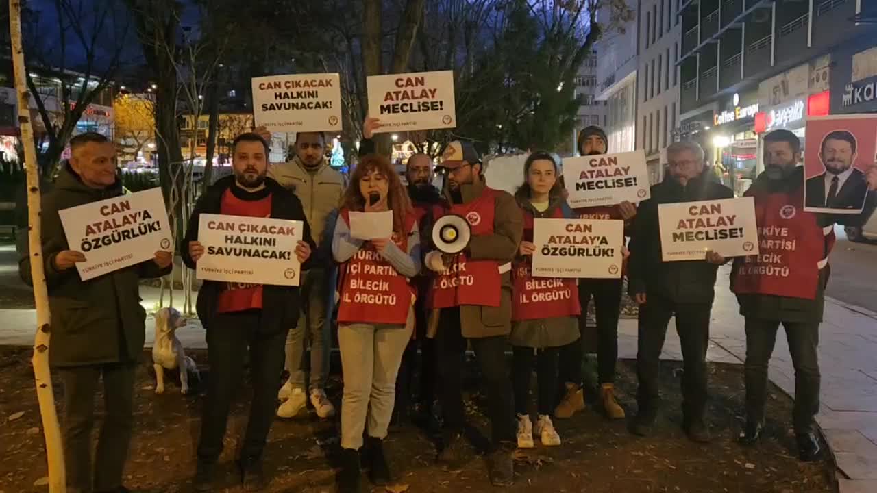BİLECİK’TE TİP ÜYELERİNDEN 'CAN ATALAY' ÇAĞRISI: "DERHAL SERBEST BIRAKILMALIDIR”